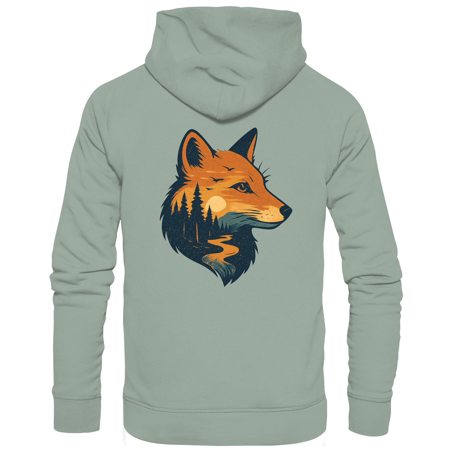 Fox – Curious Spirit - Organic Hoodie