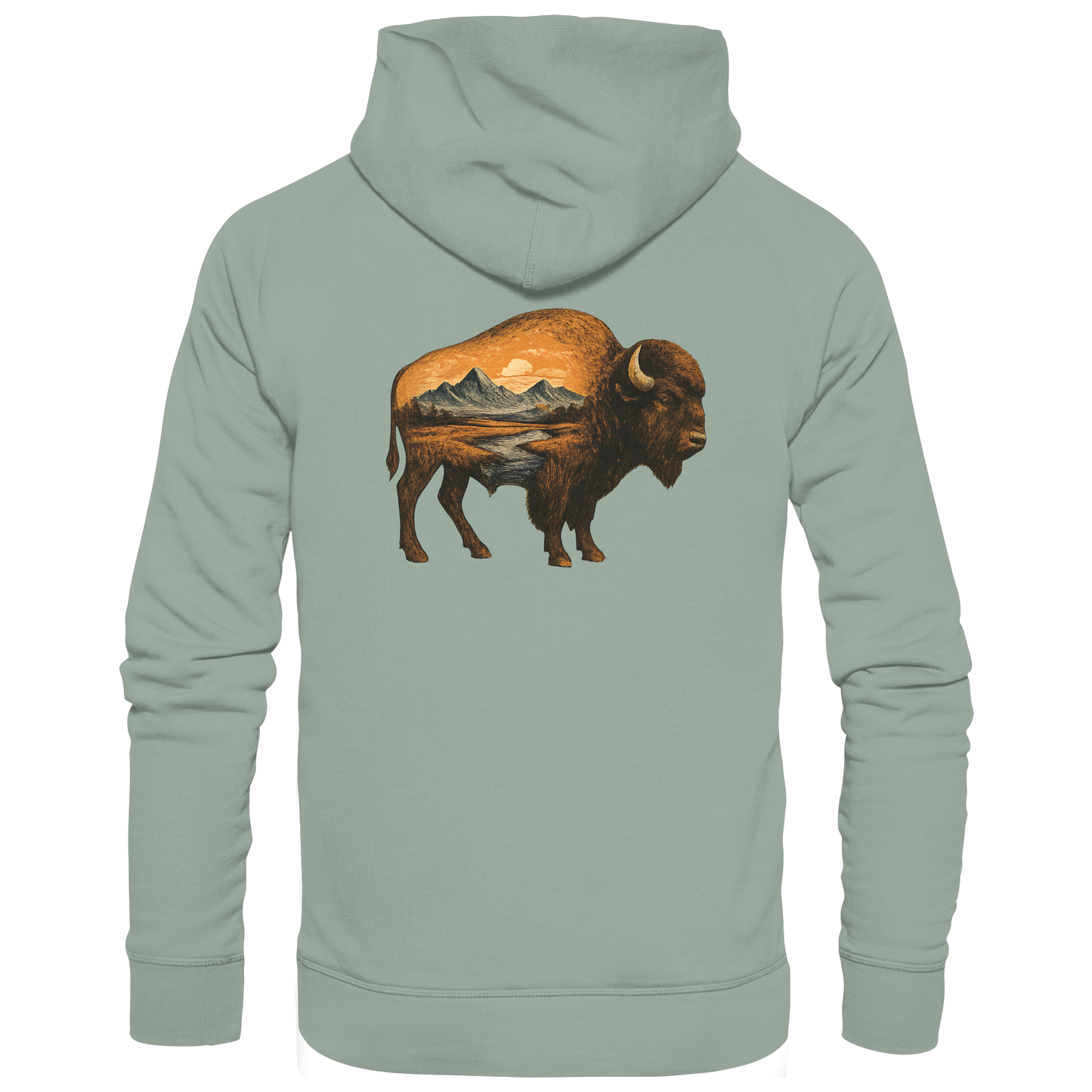 Bison – Spirit of Endurance - Organic Hoodie