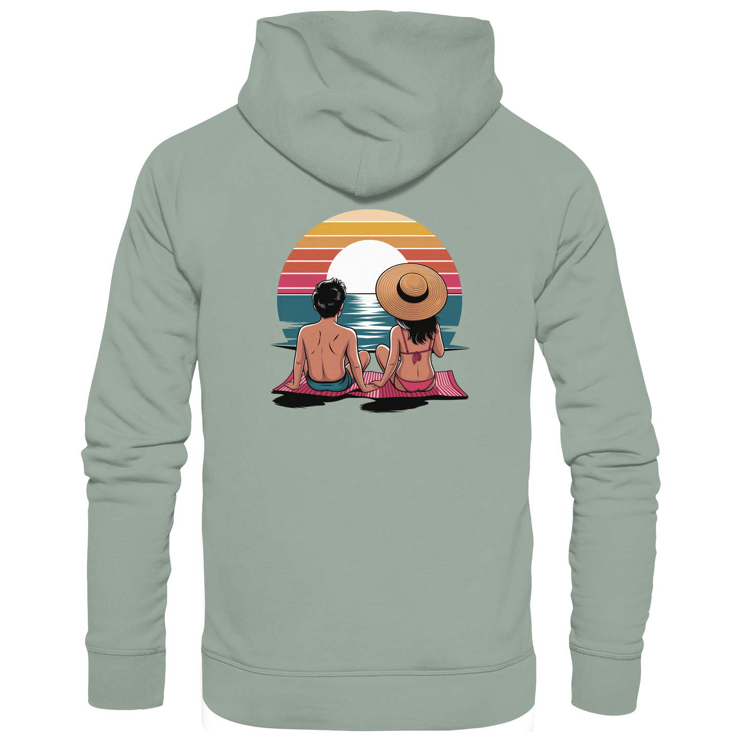 SUNSET COUPLE – Ocean Moments - Organic Hoodie