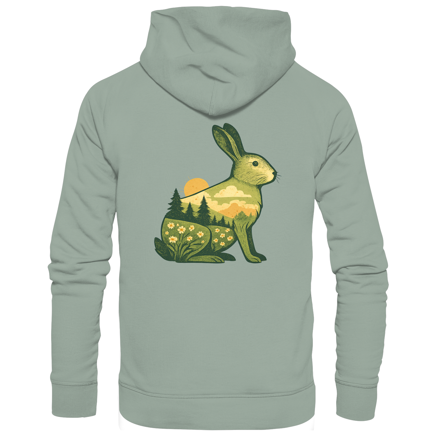 Rabbit – Spirit of Growth - Organic Hoodie
