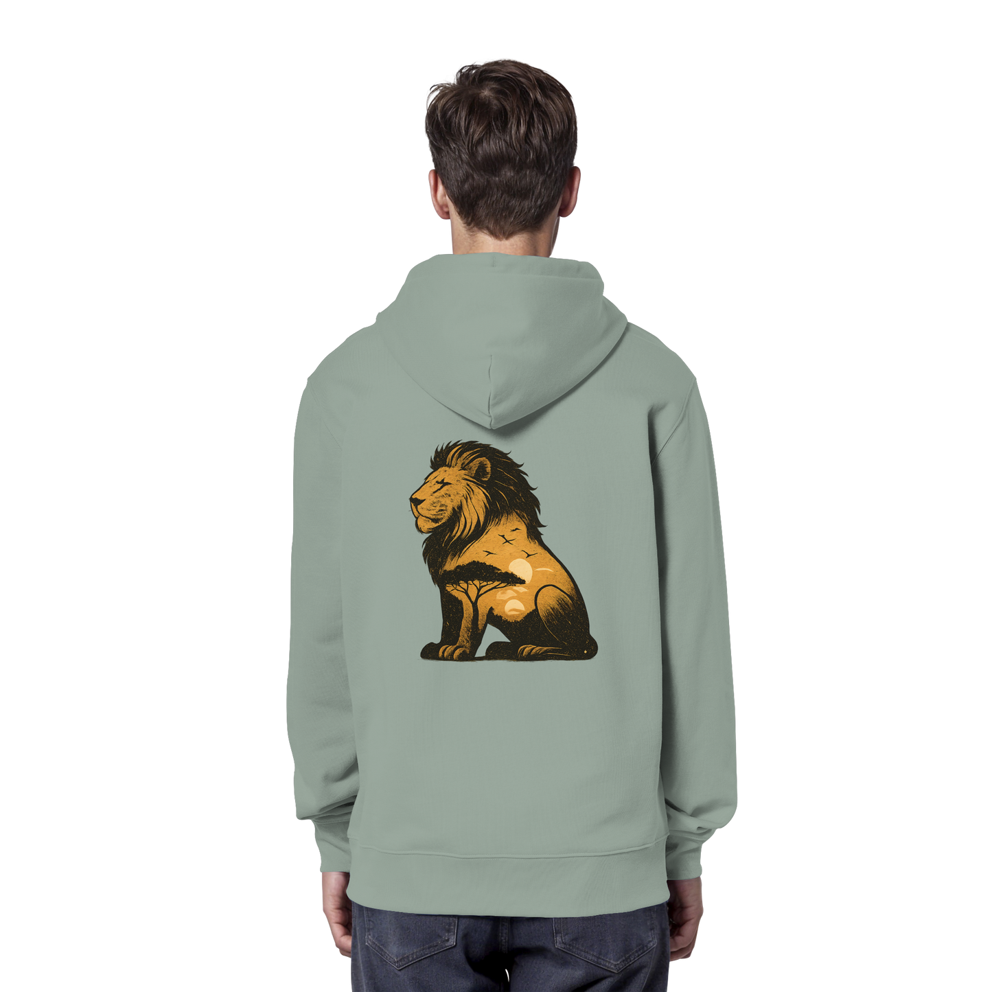 Lion – Spirit of Courage - Organic Hoodie