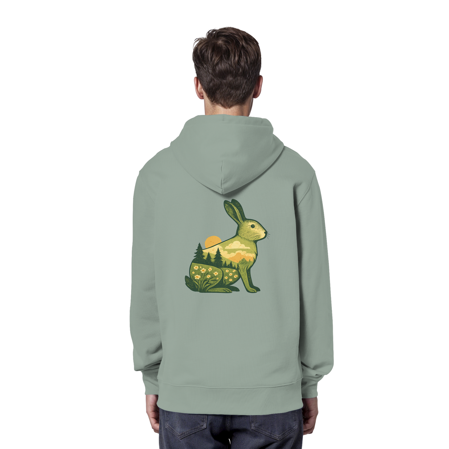 Rabbit – Spirit of Growth - Organic Hoodie
