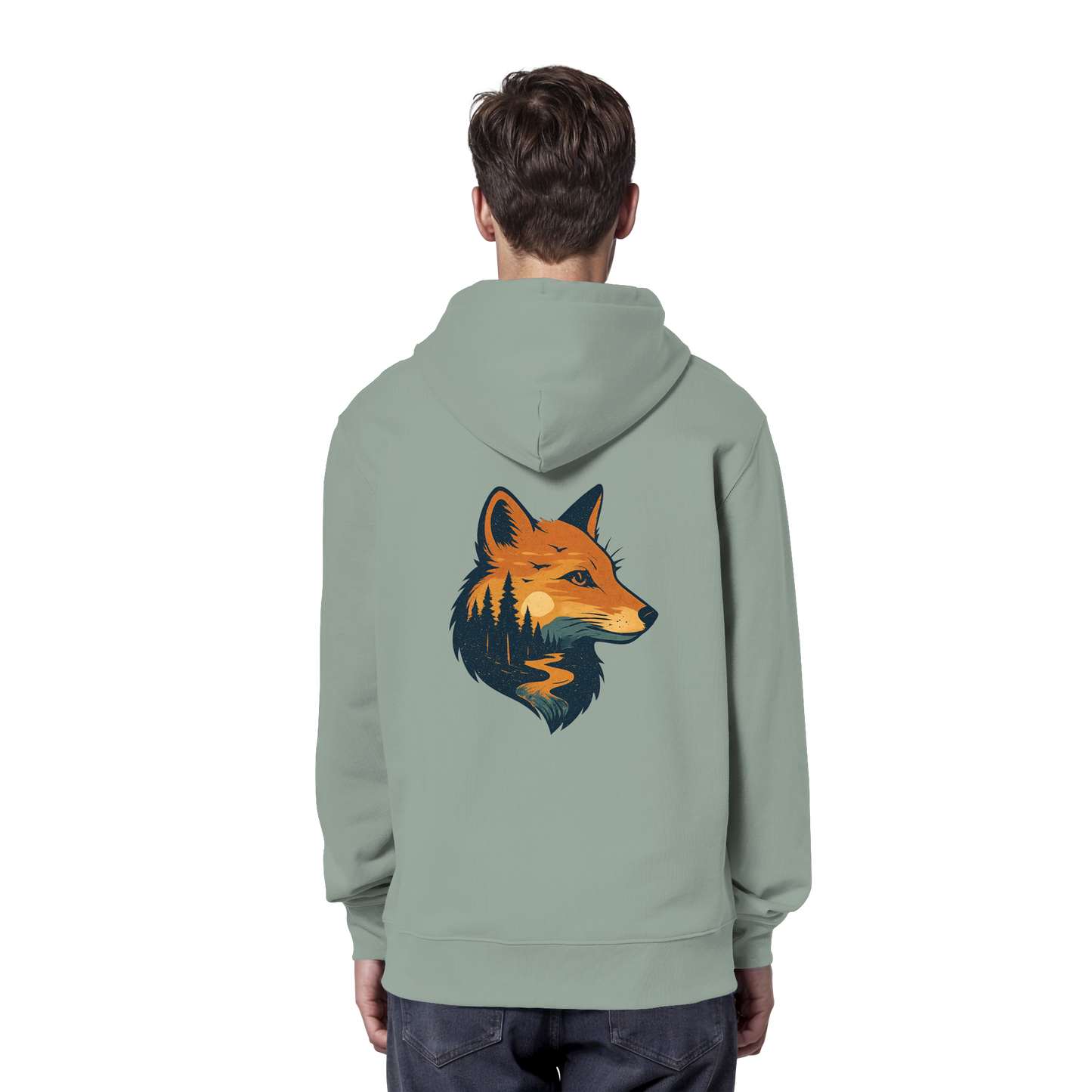 Fox – Curious Spirit - Organic Hoodie