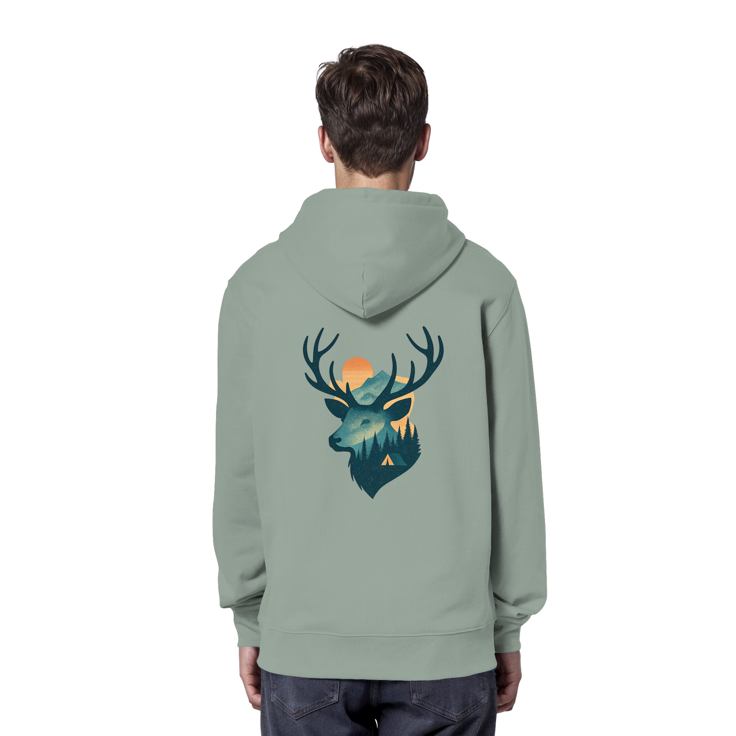 Hirsch – Strength of the Wild - Organic Hoodie