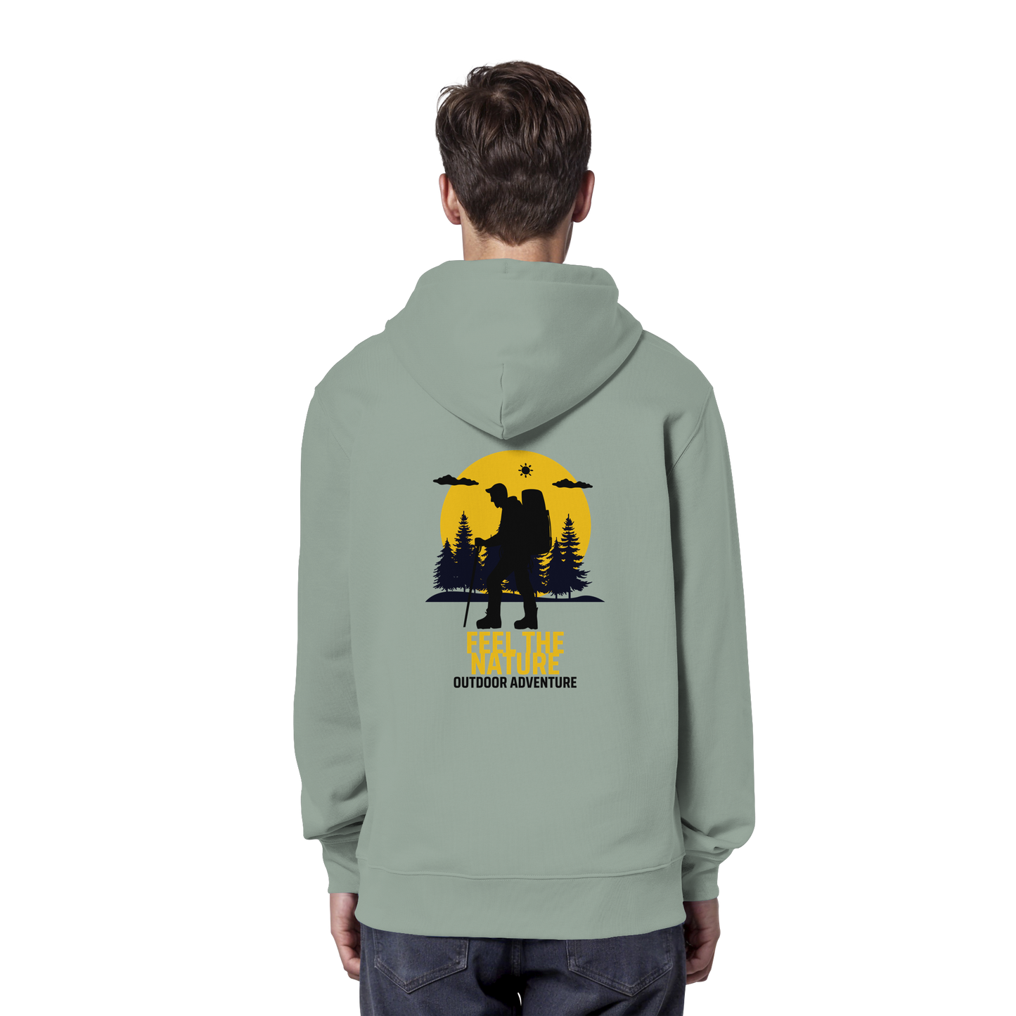 FEEL THE NATURE – Outdoor Adventure - Organic Hoodie