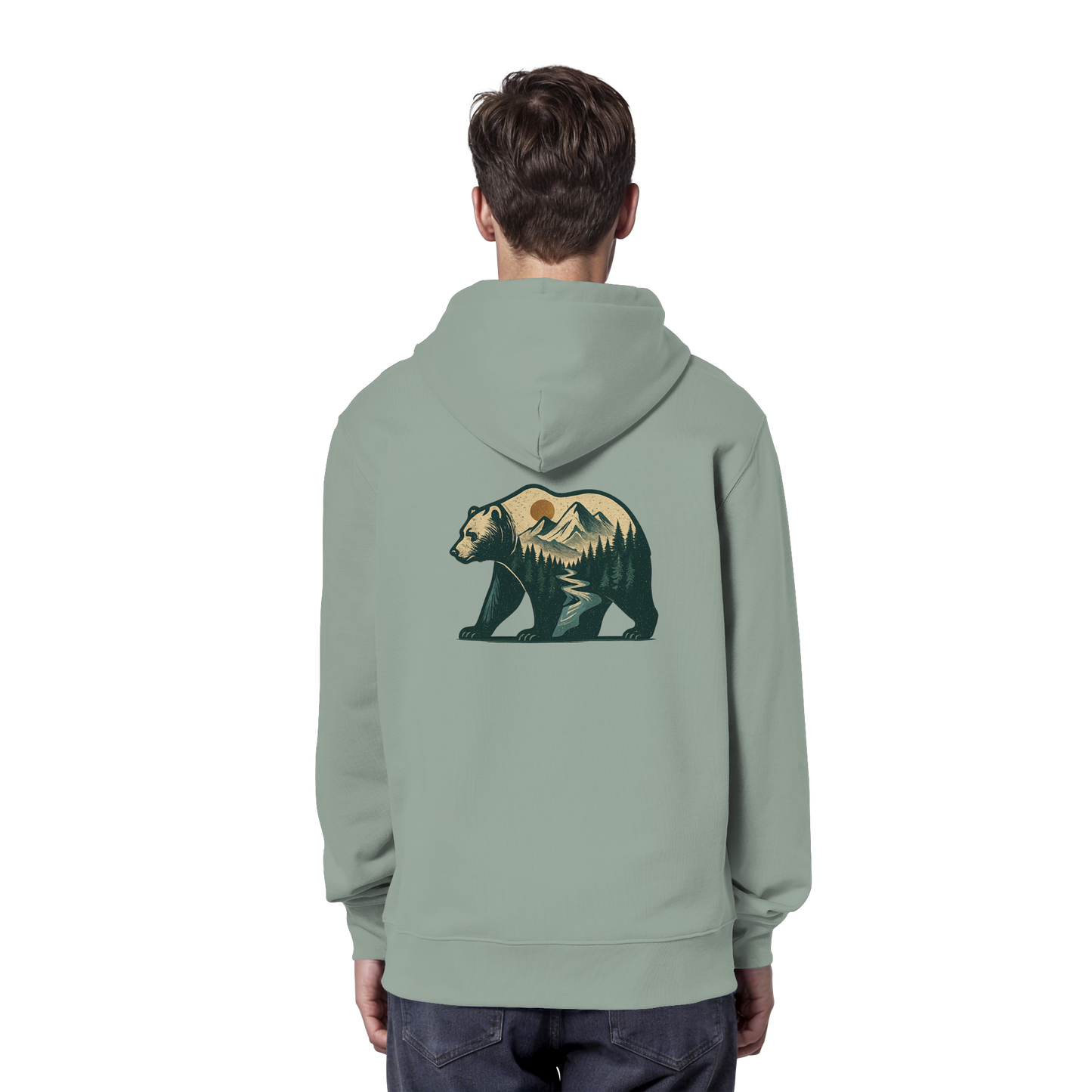 Bear – Spirit of Power - Organic Hoodie
