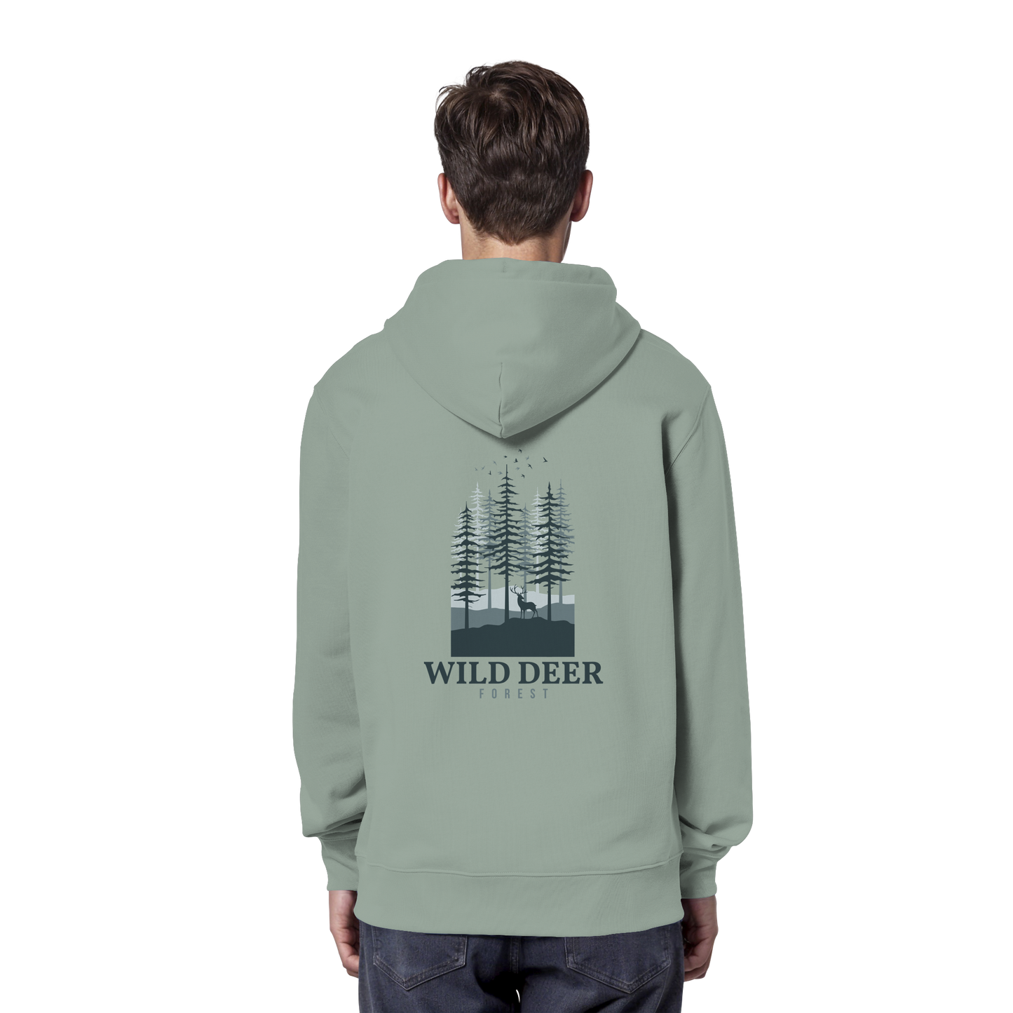 WILD DEER – Forest Edition - Organic Hoodie
