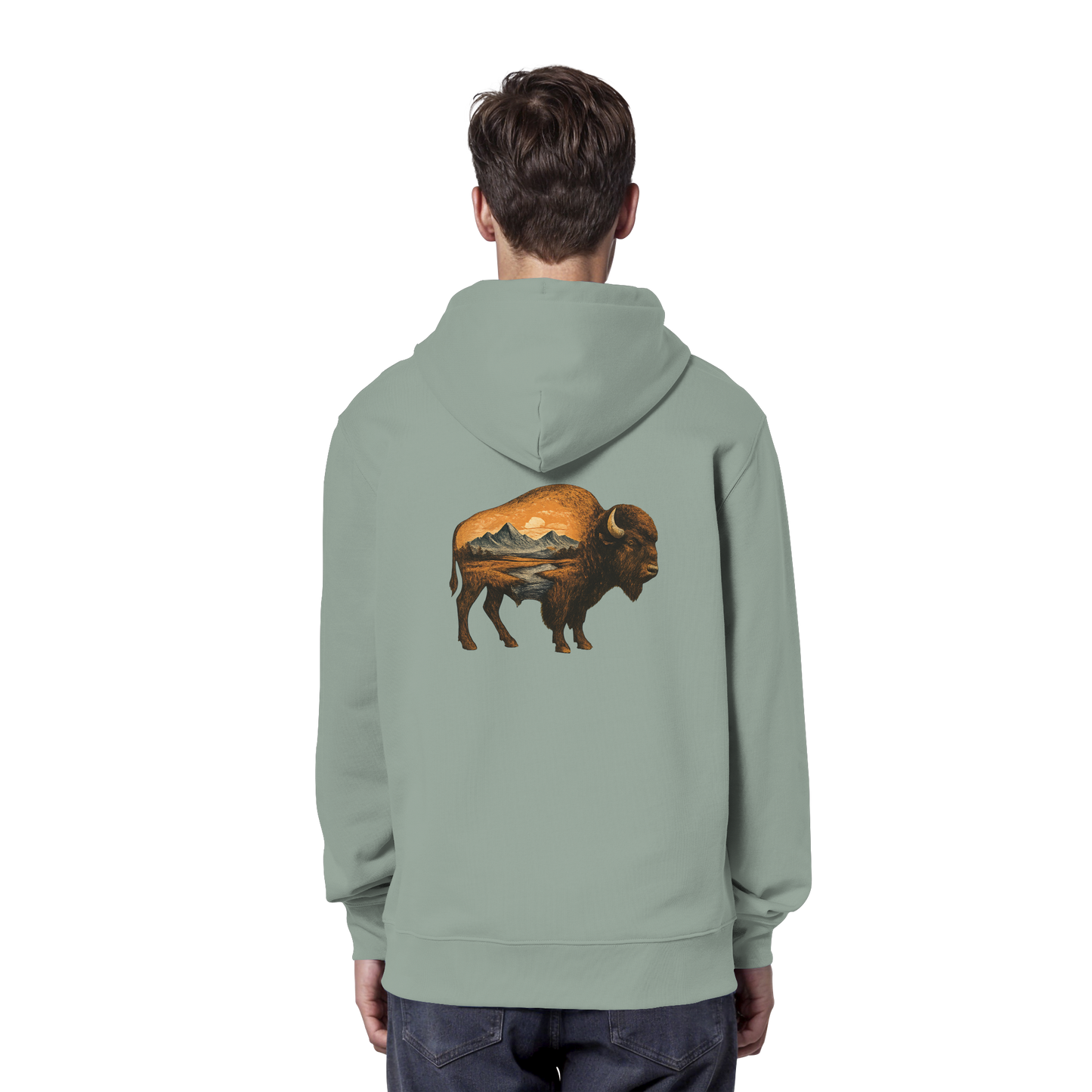 Bison – Spirit of Endurance - Organic Hoodie