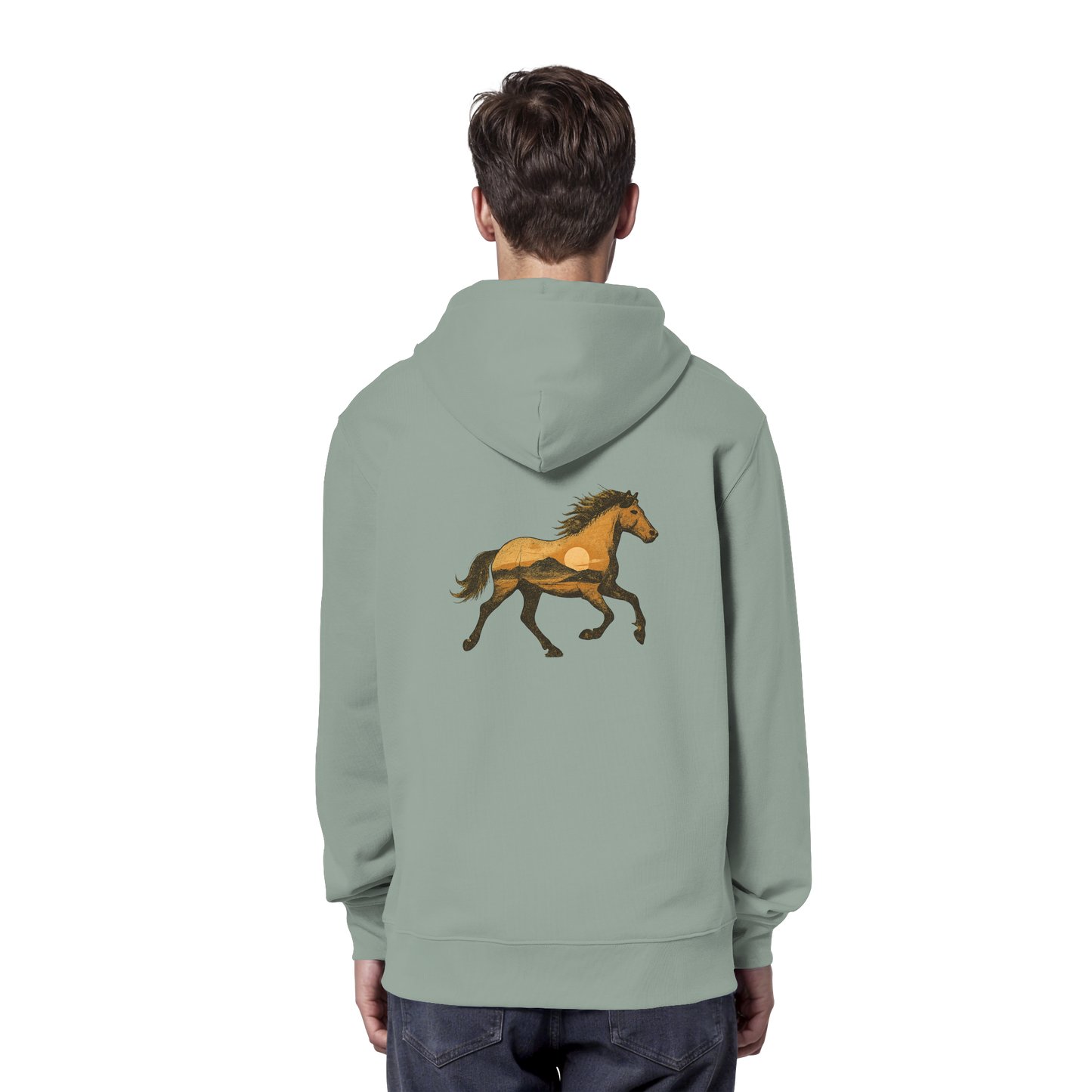 Wild Horse – Spirit of Freedom - Organic Hoodie
