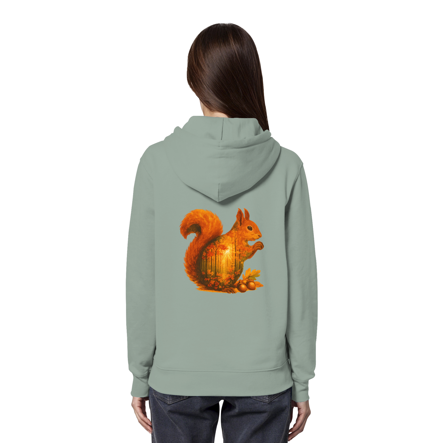 Squirrel – Spirit of Energy - Organic Hoodie