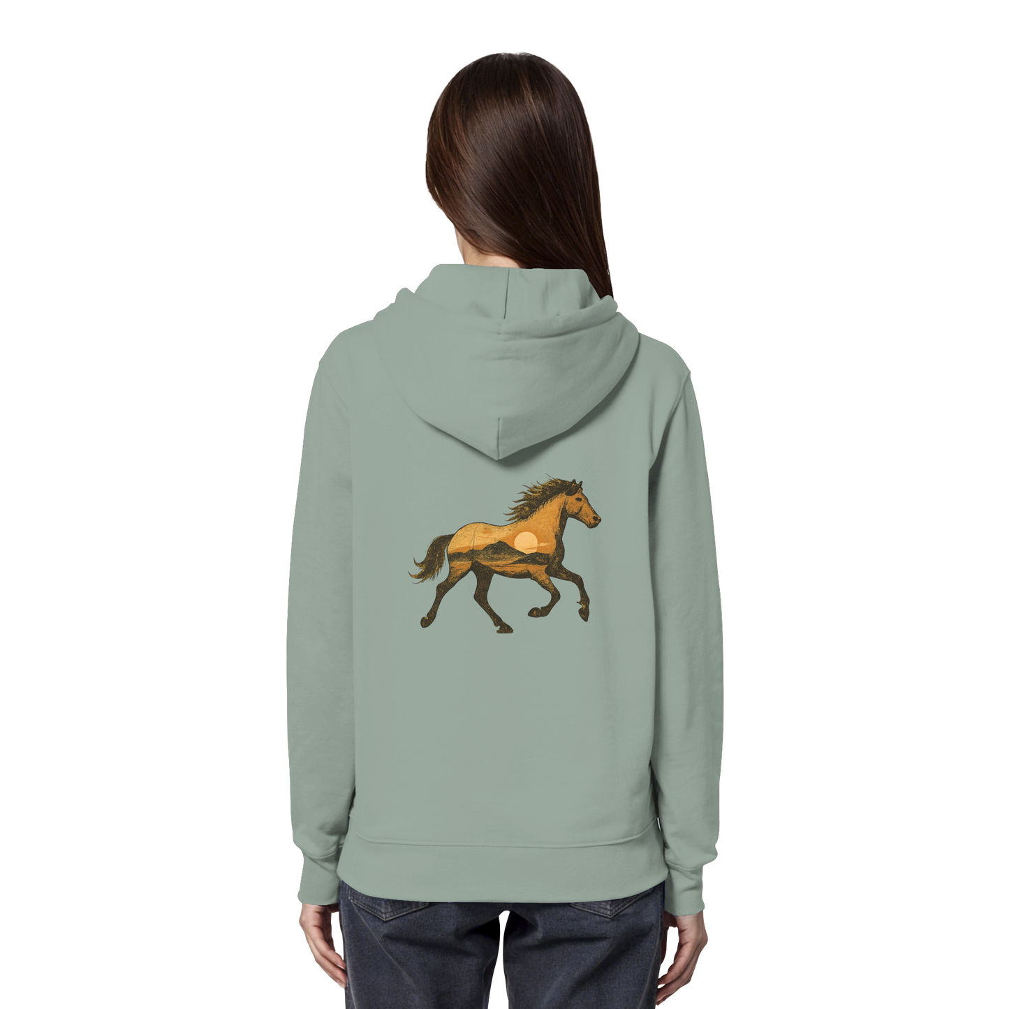 Wild Horse – Spirit of Freedom - Organic Hoodie