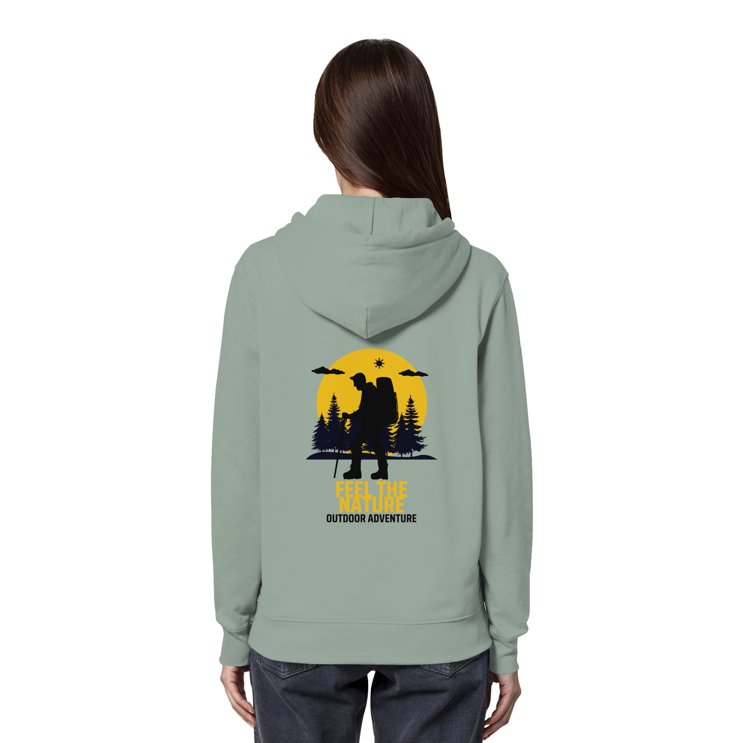 FEEL THE NATURE – Outdoor Adventure - Organic Hoodie