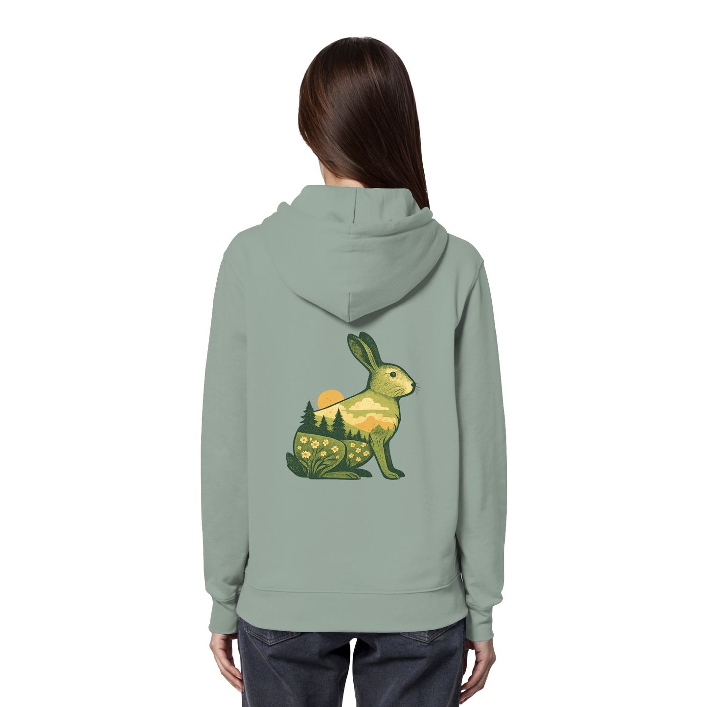 Rabbit – Spirit of Growth - Organic Hoodie