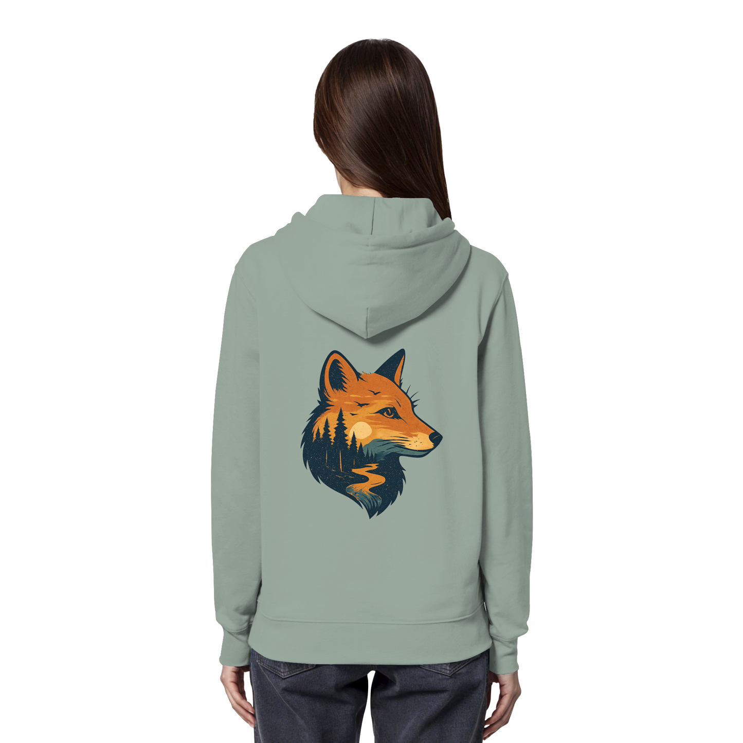 Fox – Curious Spirit - Organic Hoodie