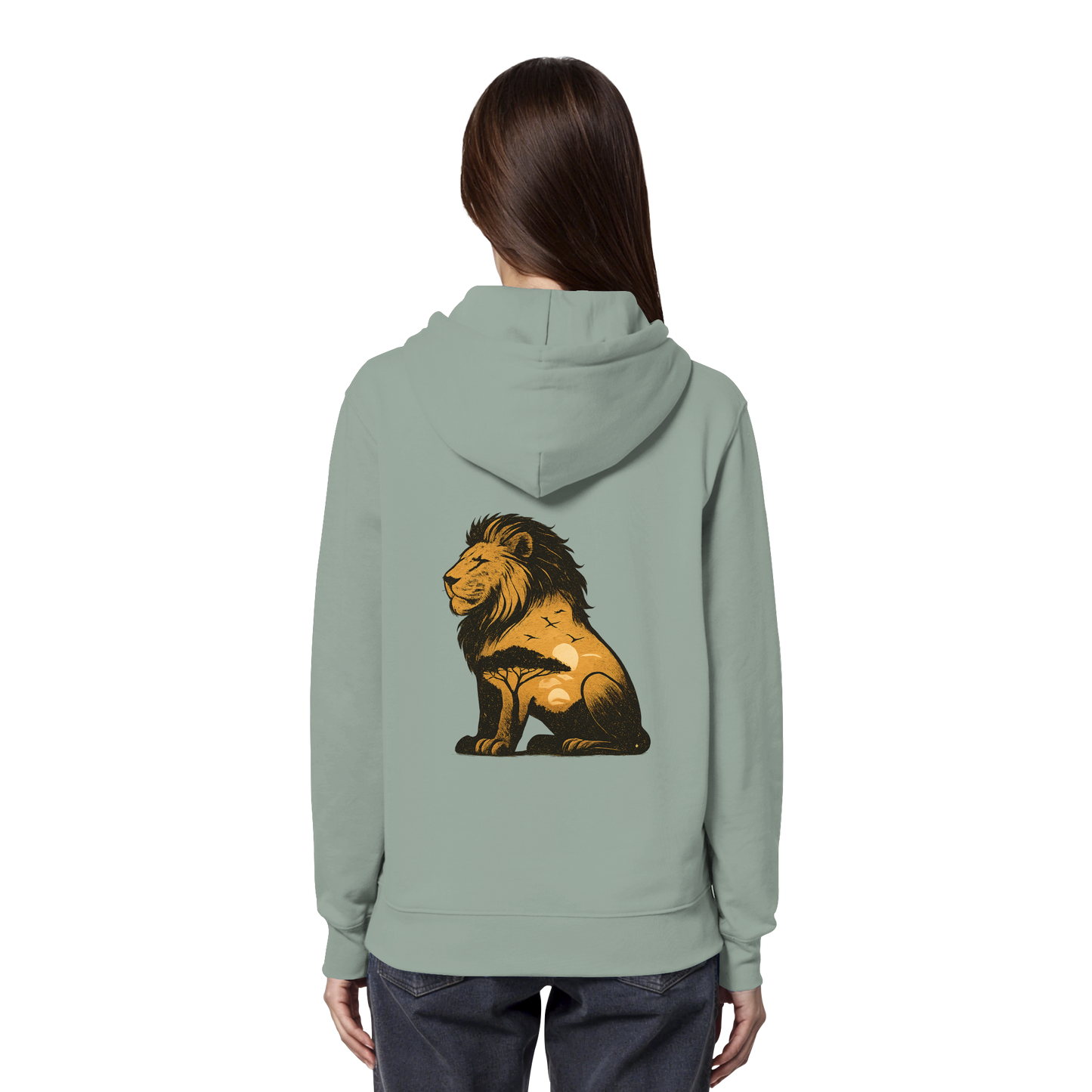 Lion – Spirit of Courage - Organic Hoodie