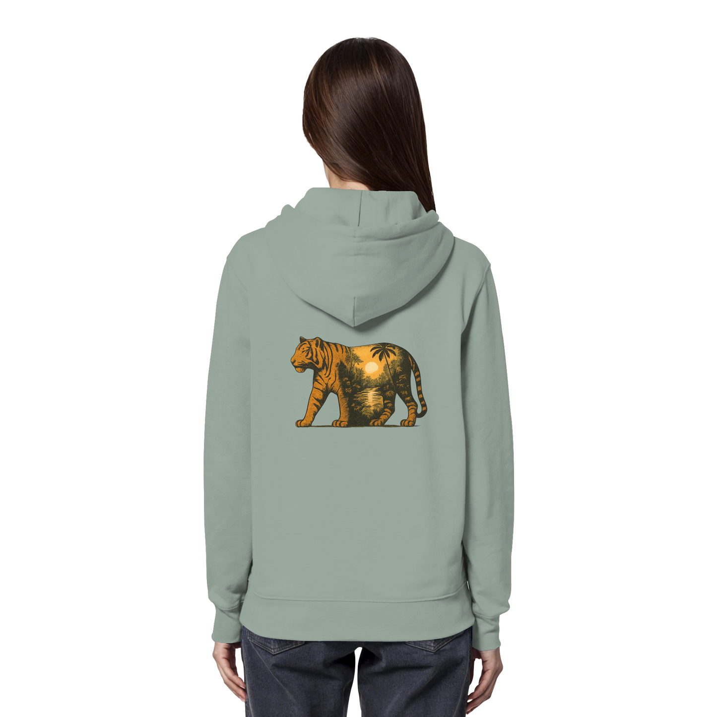 Tiger – Spirit of Passion - Organic Hoodie