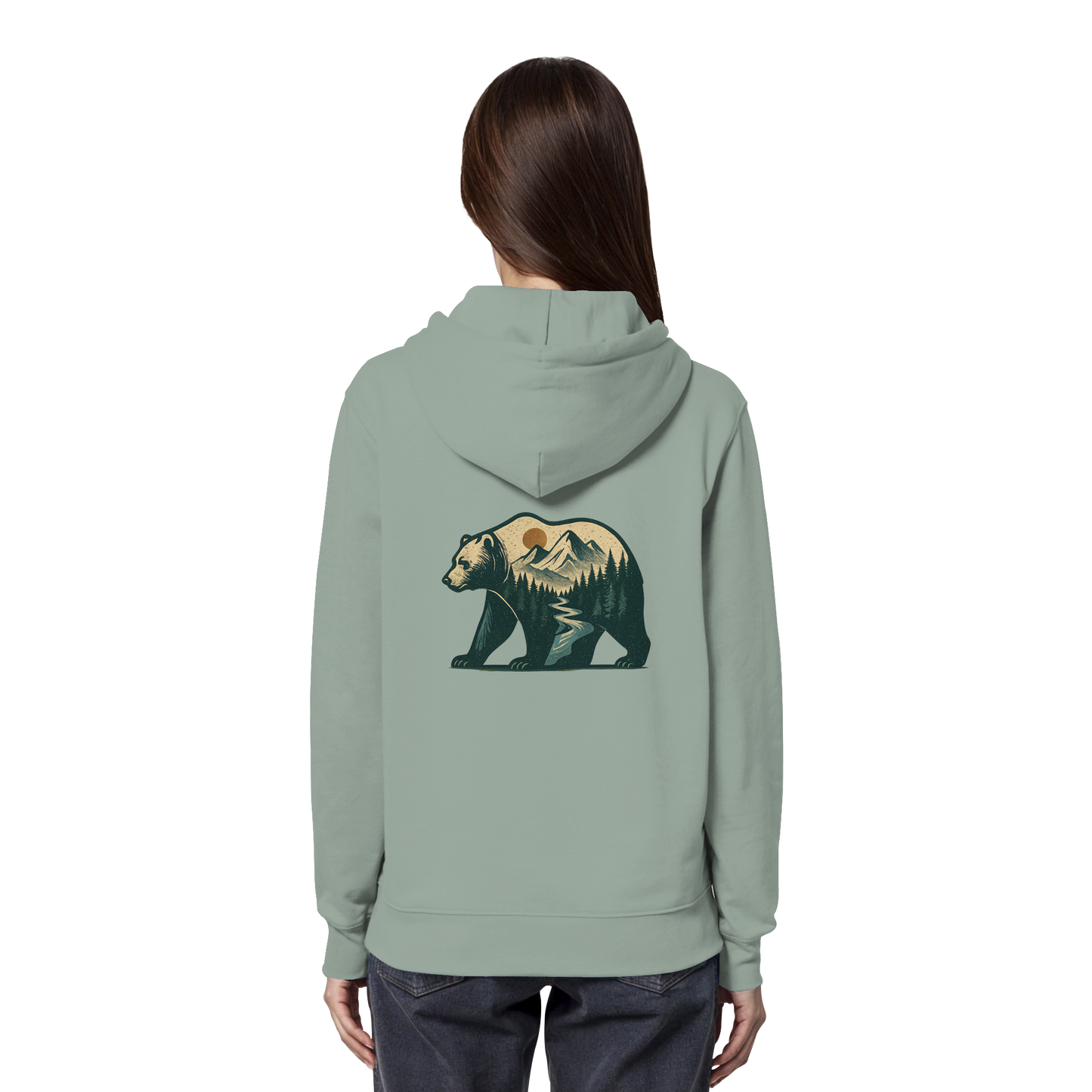 Bear – Spirit of Power - Organic Hoodie