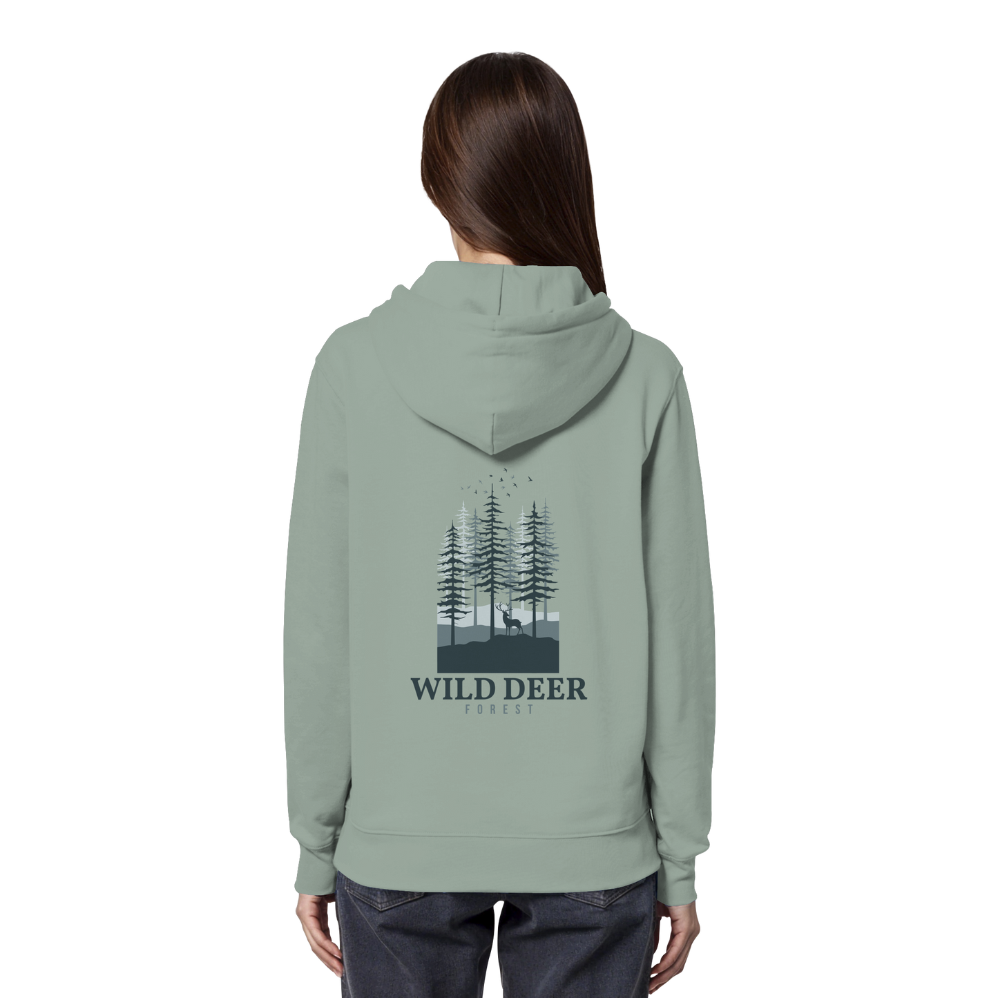 WILD DEER – Forest Edition - Organic Hoodie