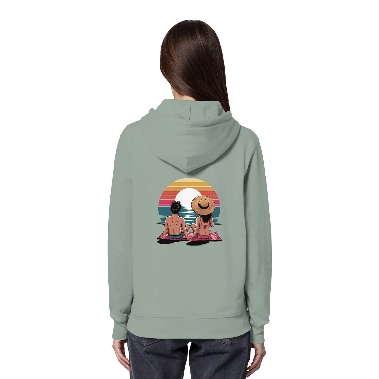 SUNSET COUPLE – Ocean Moments - Organic Hoodie