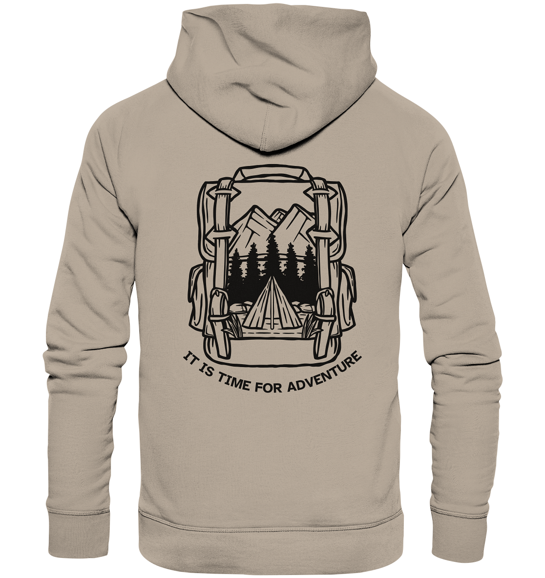 It's Time for Adventure - Organic Hoodie