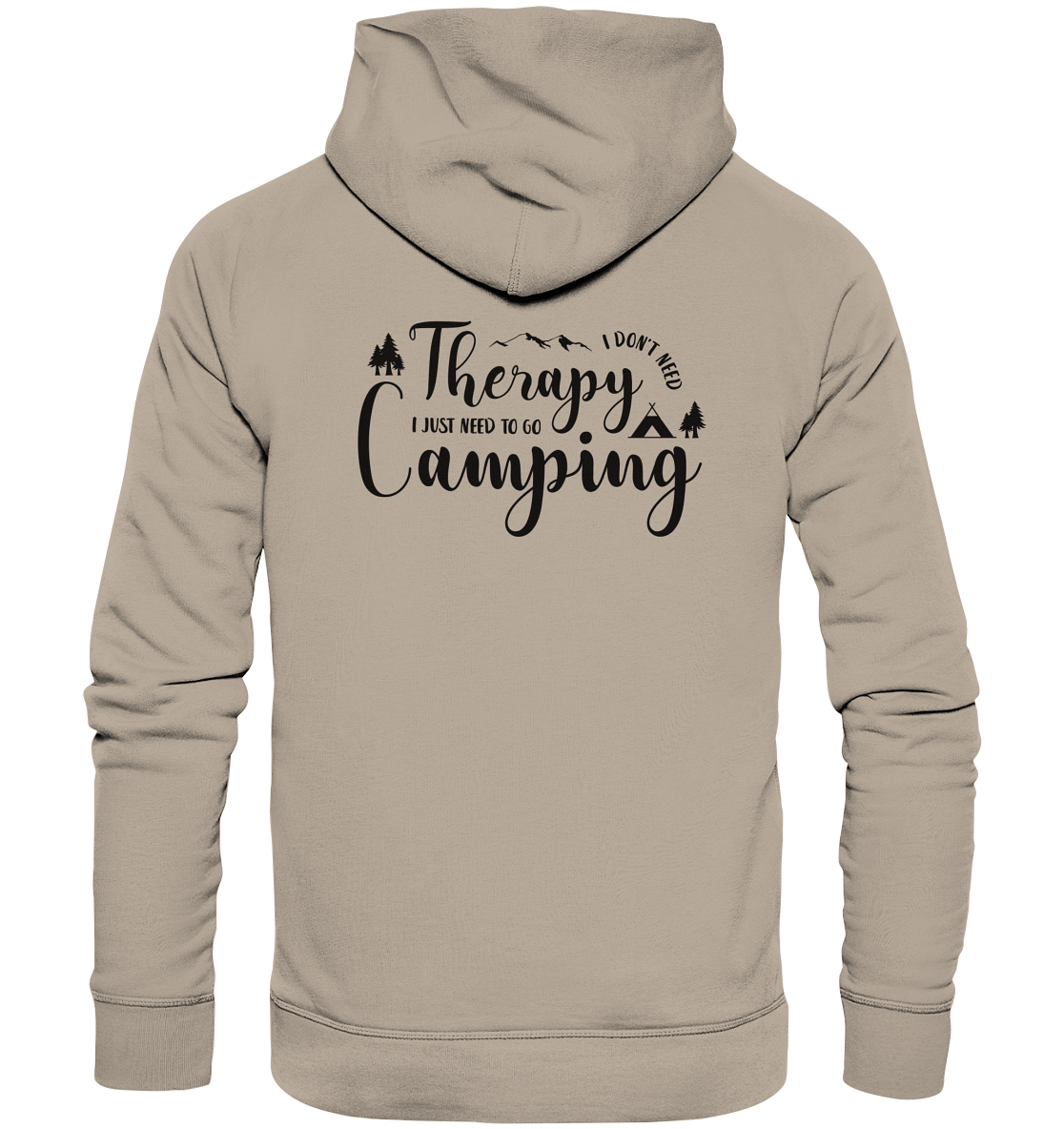 Camping Therapy - Organic Hoodie