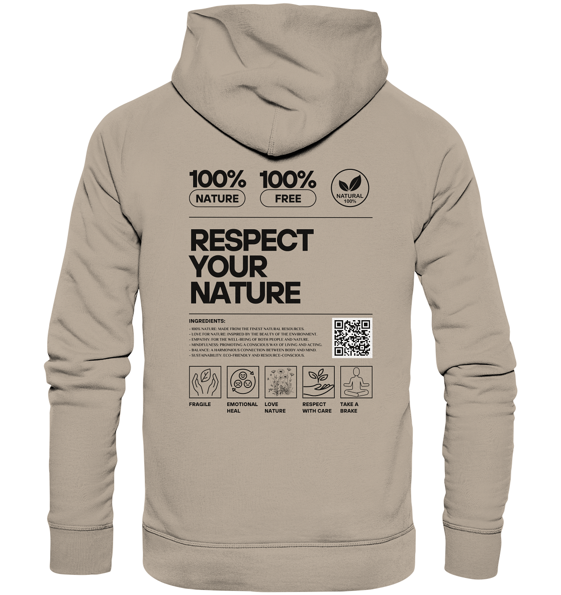 Respect Your Nature - Organic Hoodie