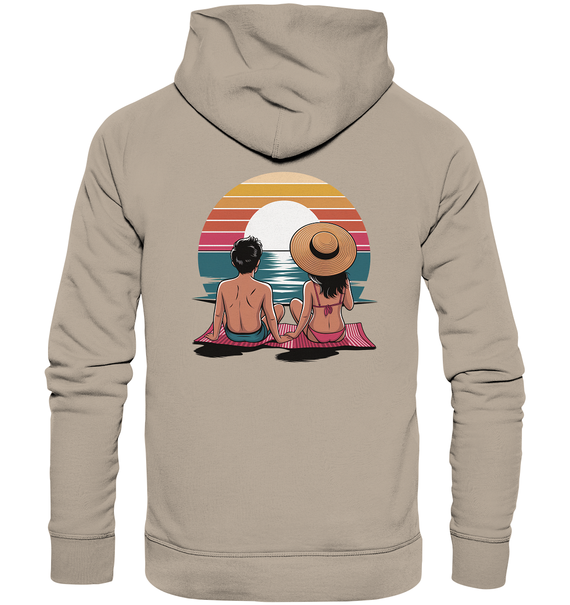 SUNSET COUPLE – Ocean Moments - Organic Hoodie