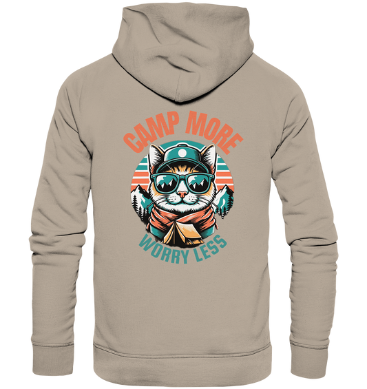 Camp More Worry Less - Organic Hoodie