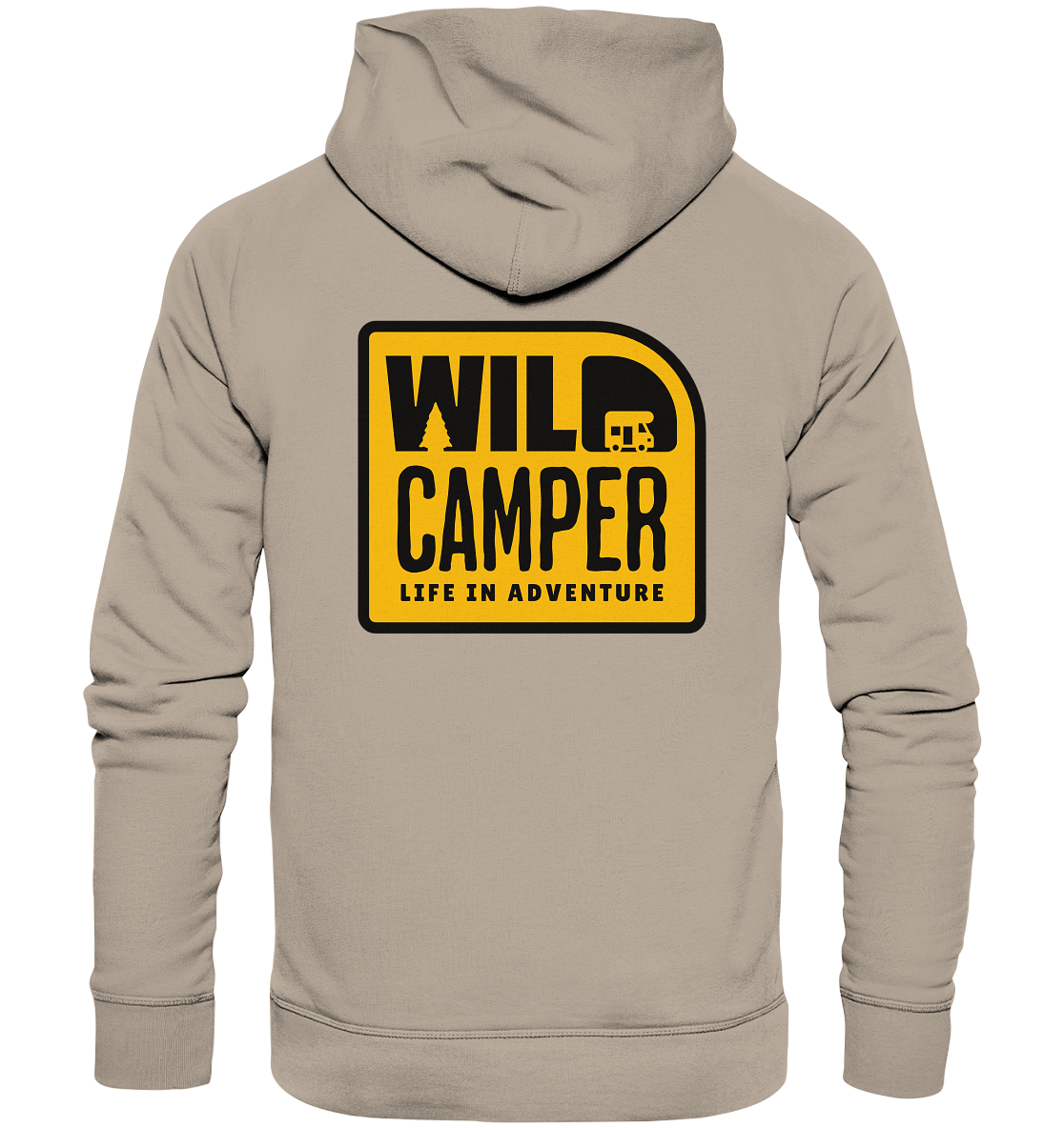 Wild Camper – Life in Adventure - Organic Hoodie