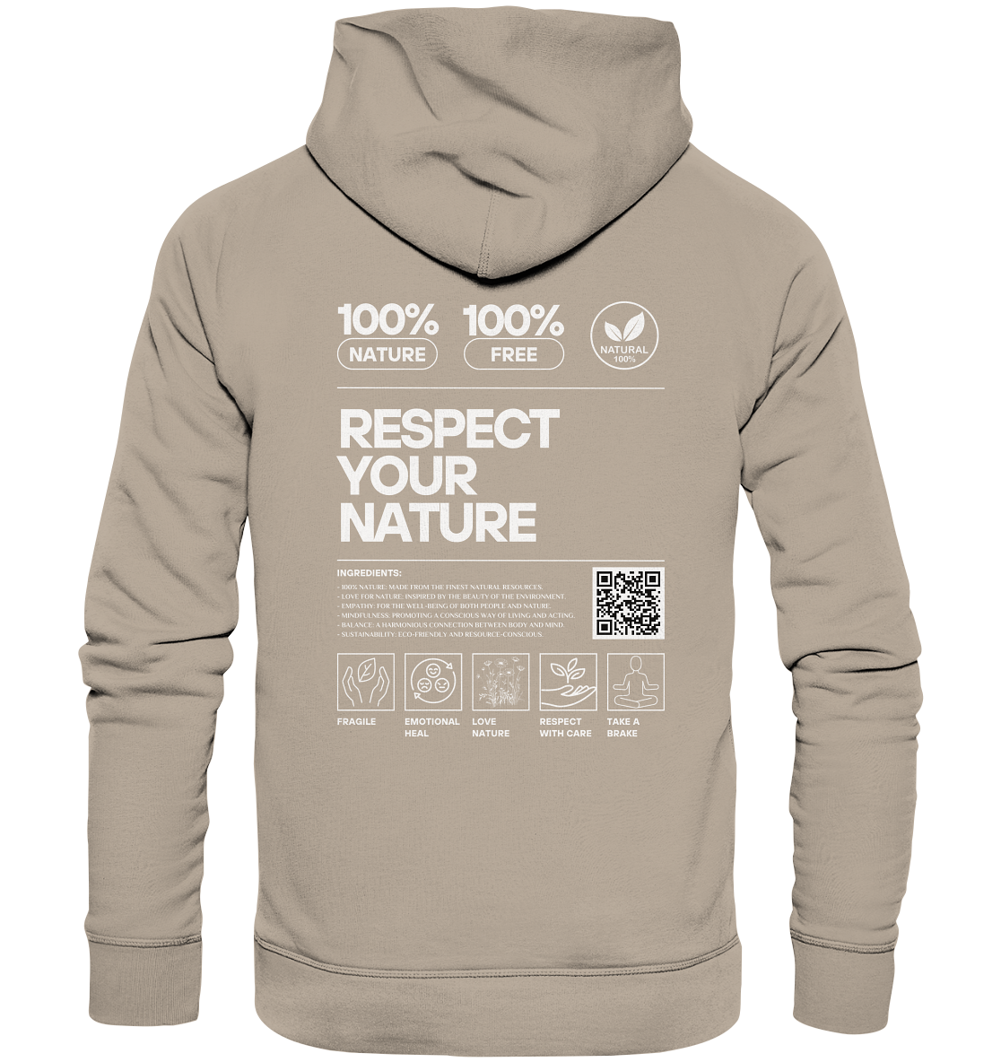Respect Your Nature - Organic Hoodie