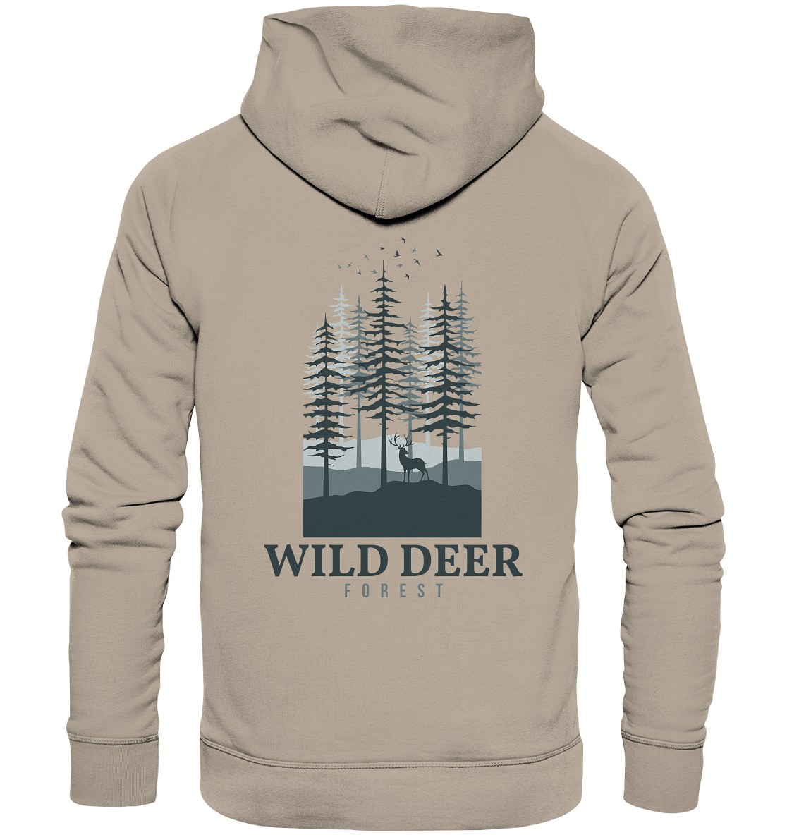 WILD DEER – Forest Edition - Organic Hoodie