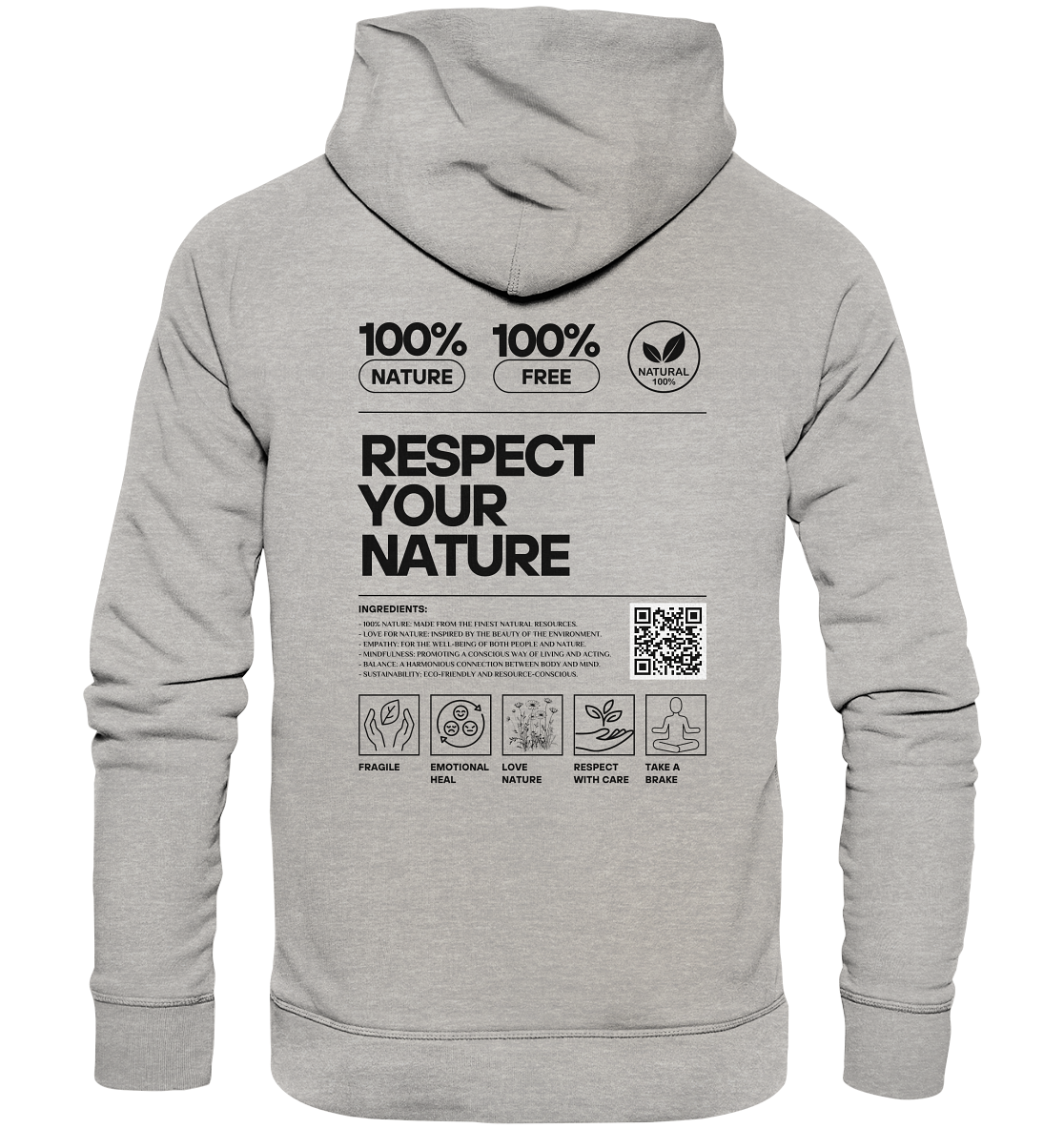 Respect Your Nature - Organic Hoodie