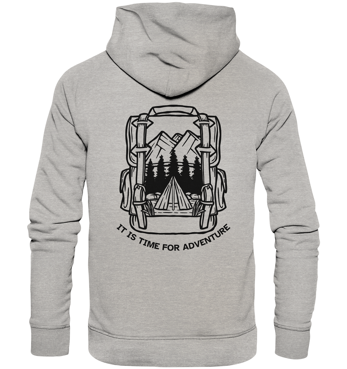 It's Time for Adventure - Organic Hoodie