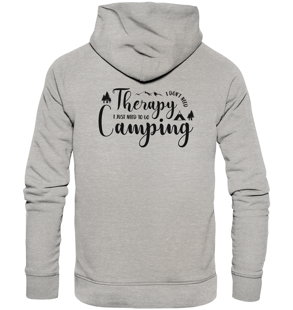Camping Therapy - Organic Hoodie