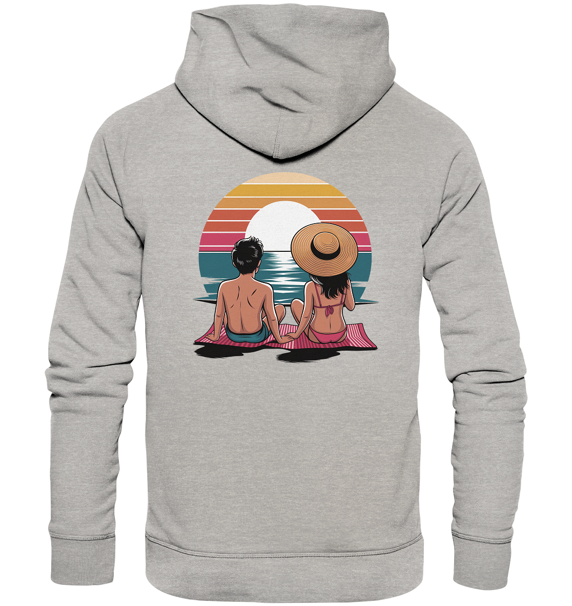 SUNSET COUPLE – Ocean Moments - Organic Hoodie