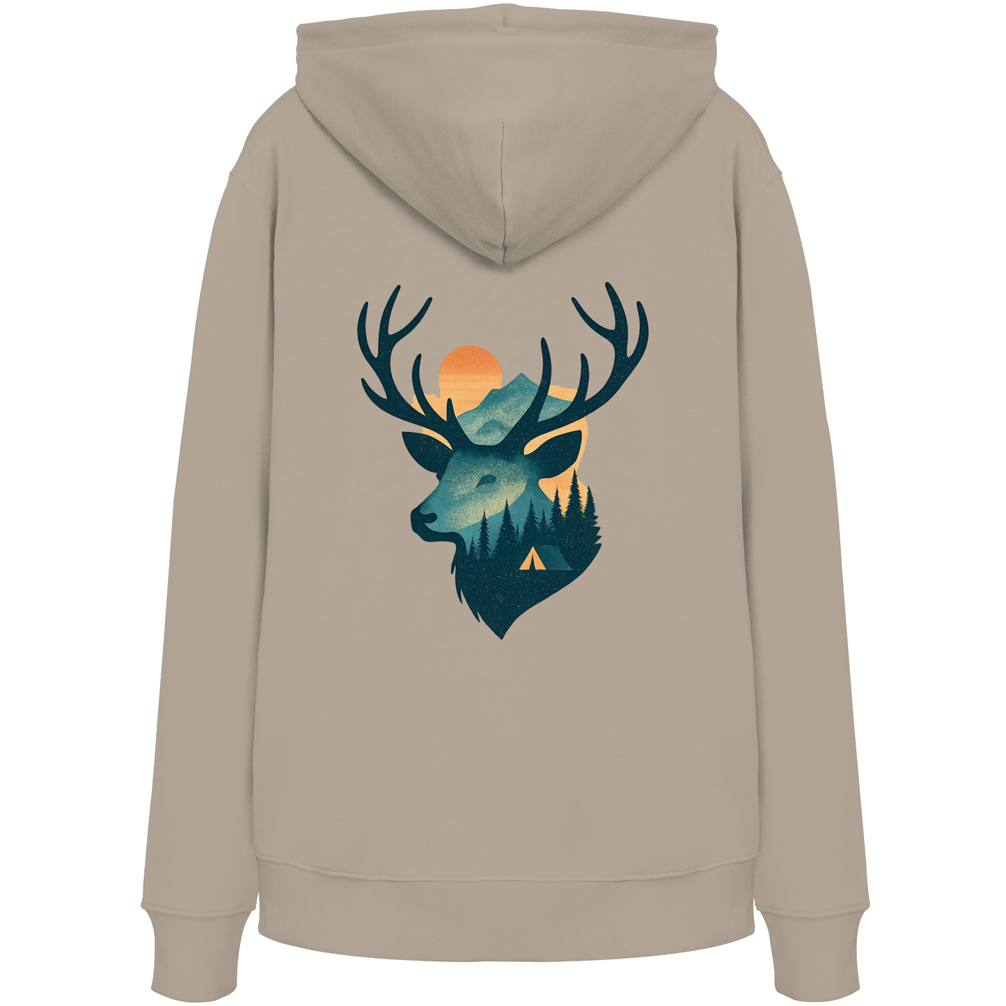 Hirsch – Strength of the Wild - Organic Hoodie