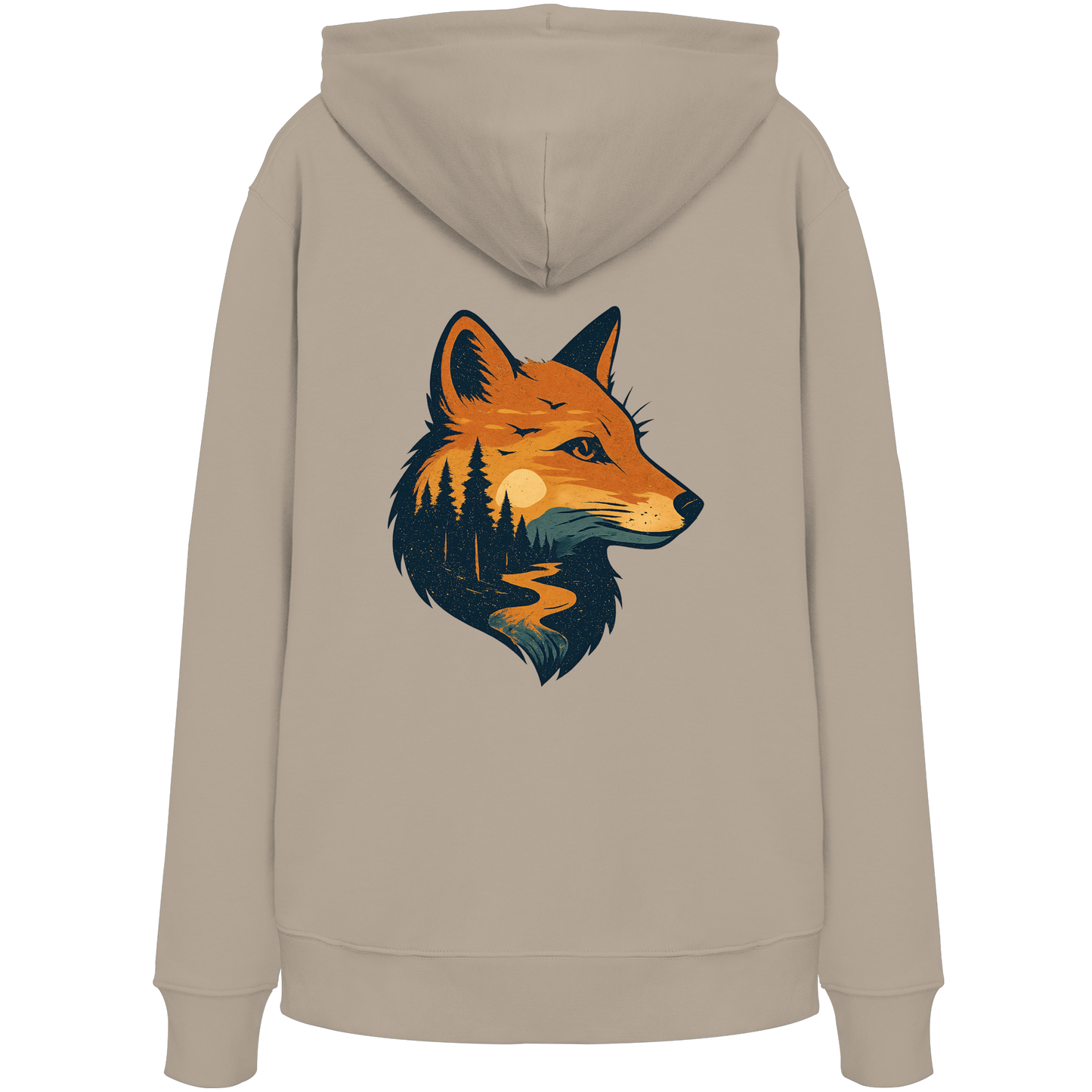 Fox – Curious Spirit - Organic Hoodie