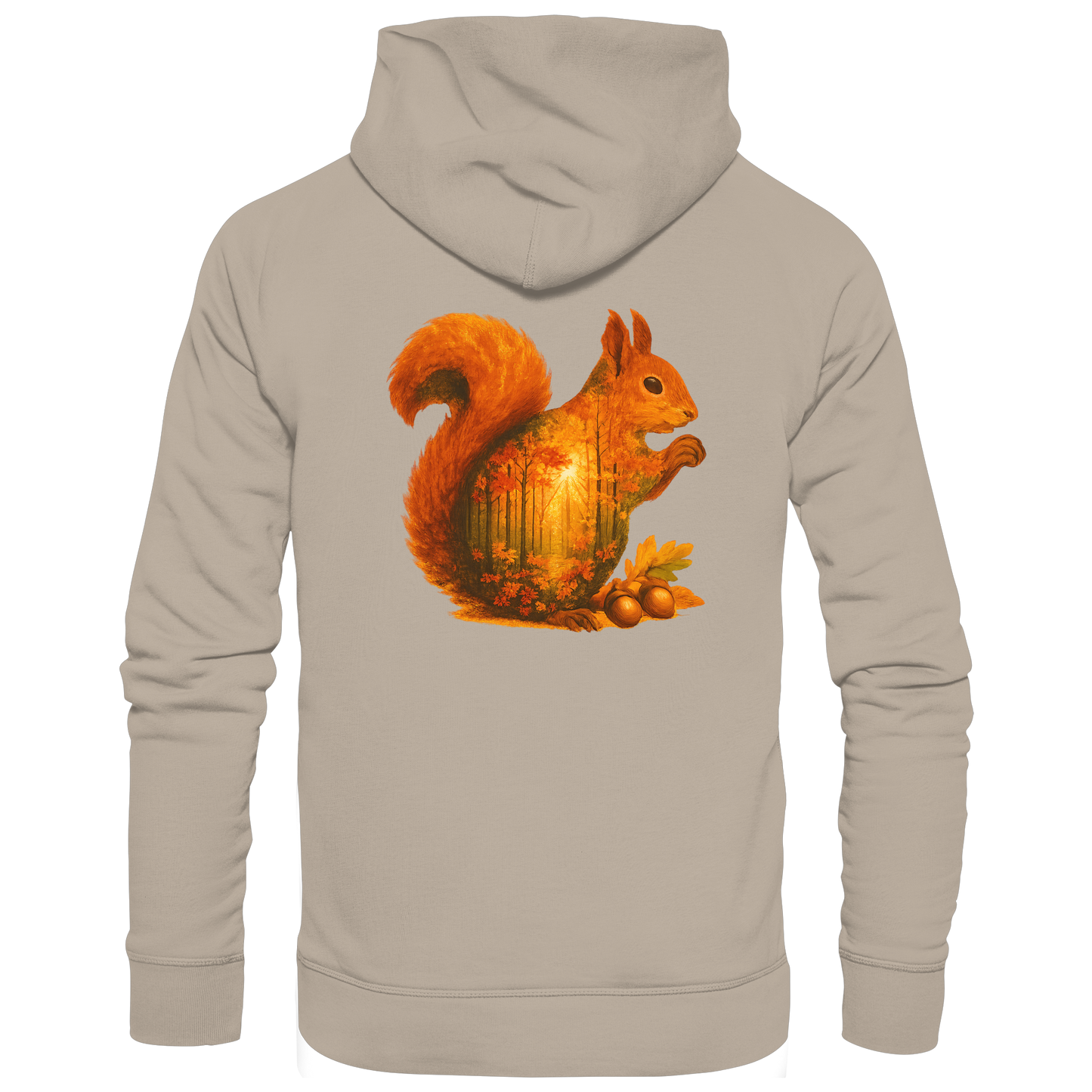 Squirrel – Spirit of Energy - Organic Hoodie