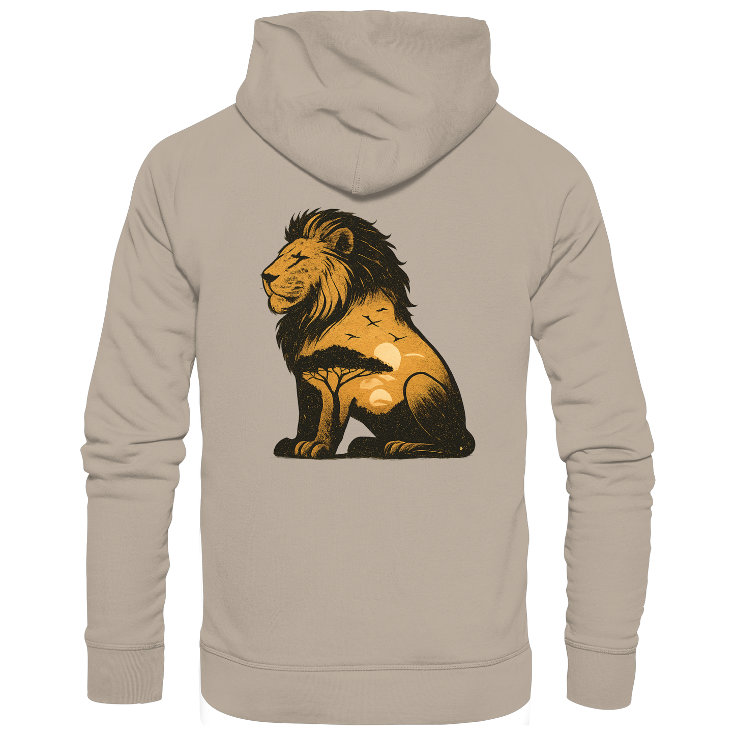 Lion – Spirit of Courage - Organic Hoodie
