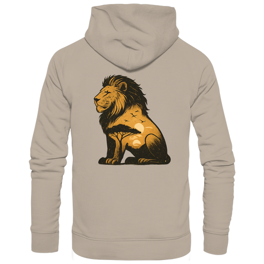 Lion – Spirit of Courage - Organic Hoodie