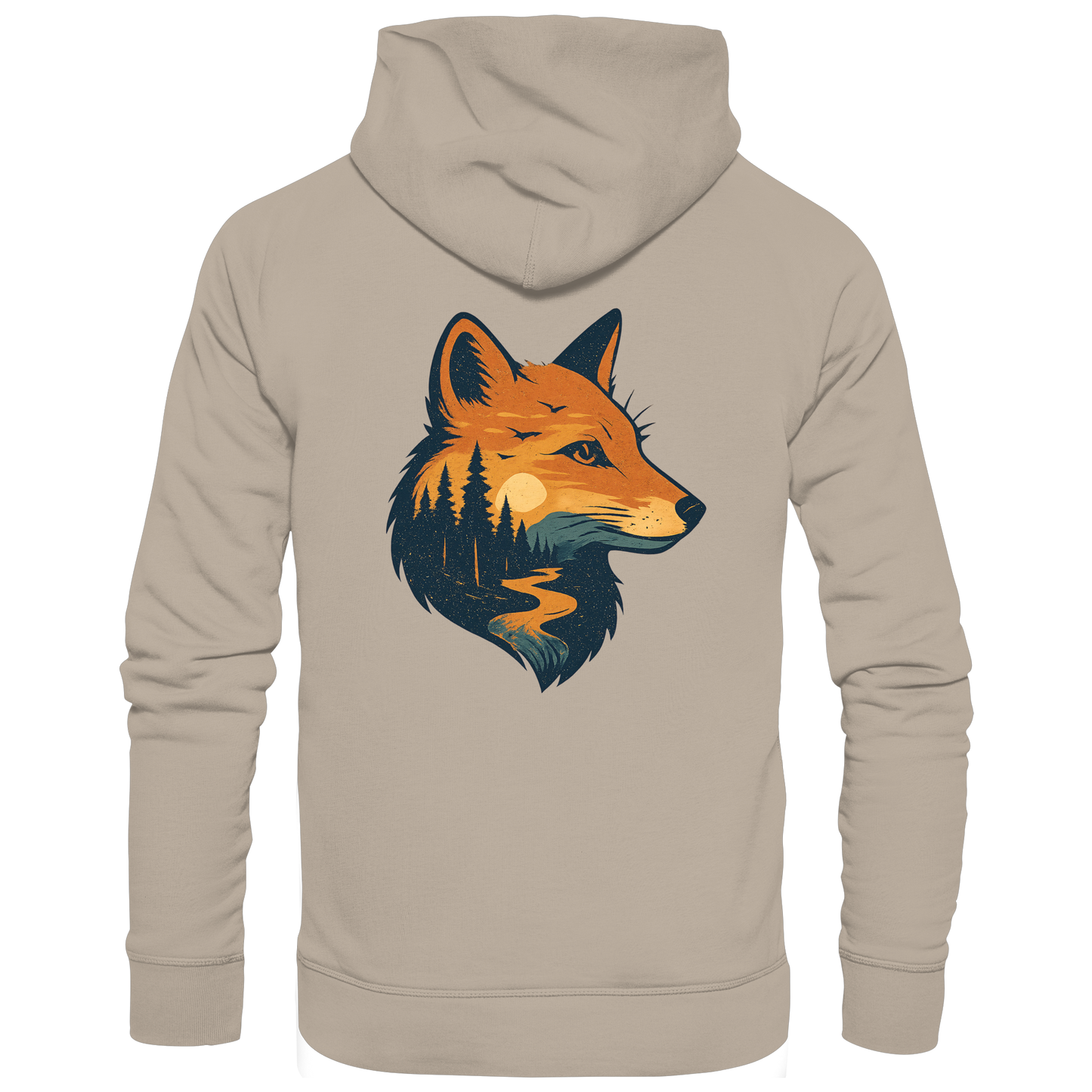 Fox – Curious Spirit - Organic Hoodie