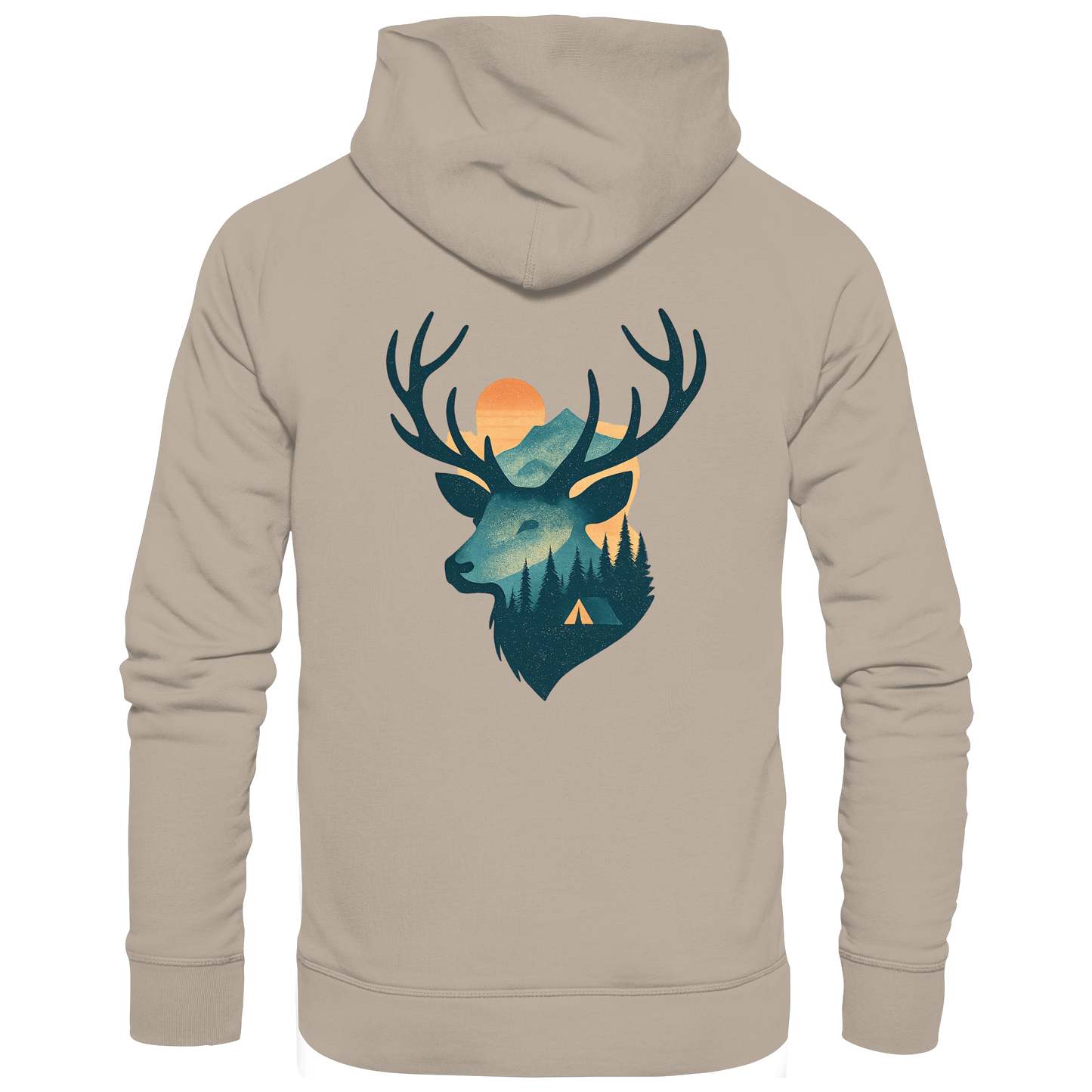 Hirsch – Strength of the Wild - Organic Hoodie