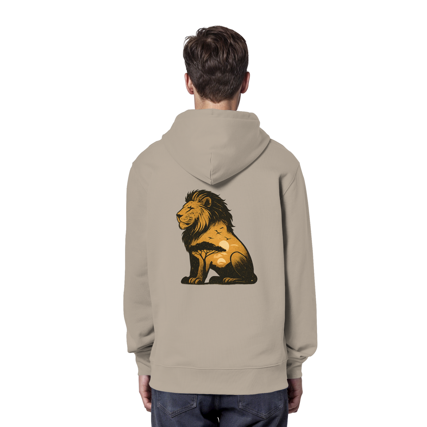 Lion – Spirit of Courage - Organic Hoodie