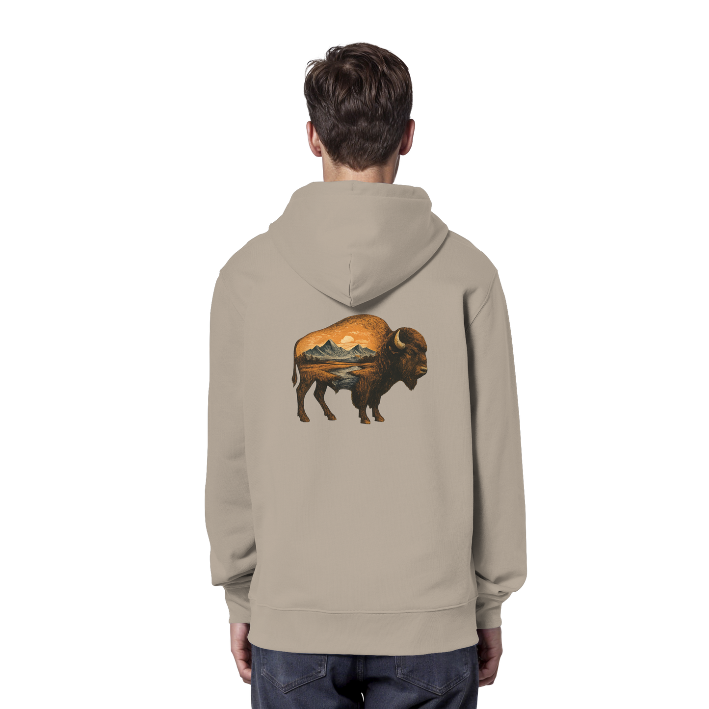 Bison – Spirit of Endurance - Organic Hoodie