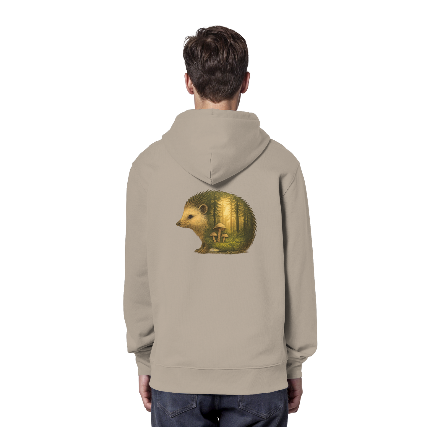 Hedgehog – Spirit of Protection - Organic Hoodie