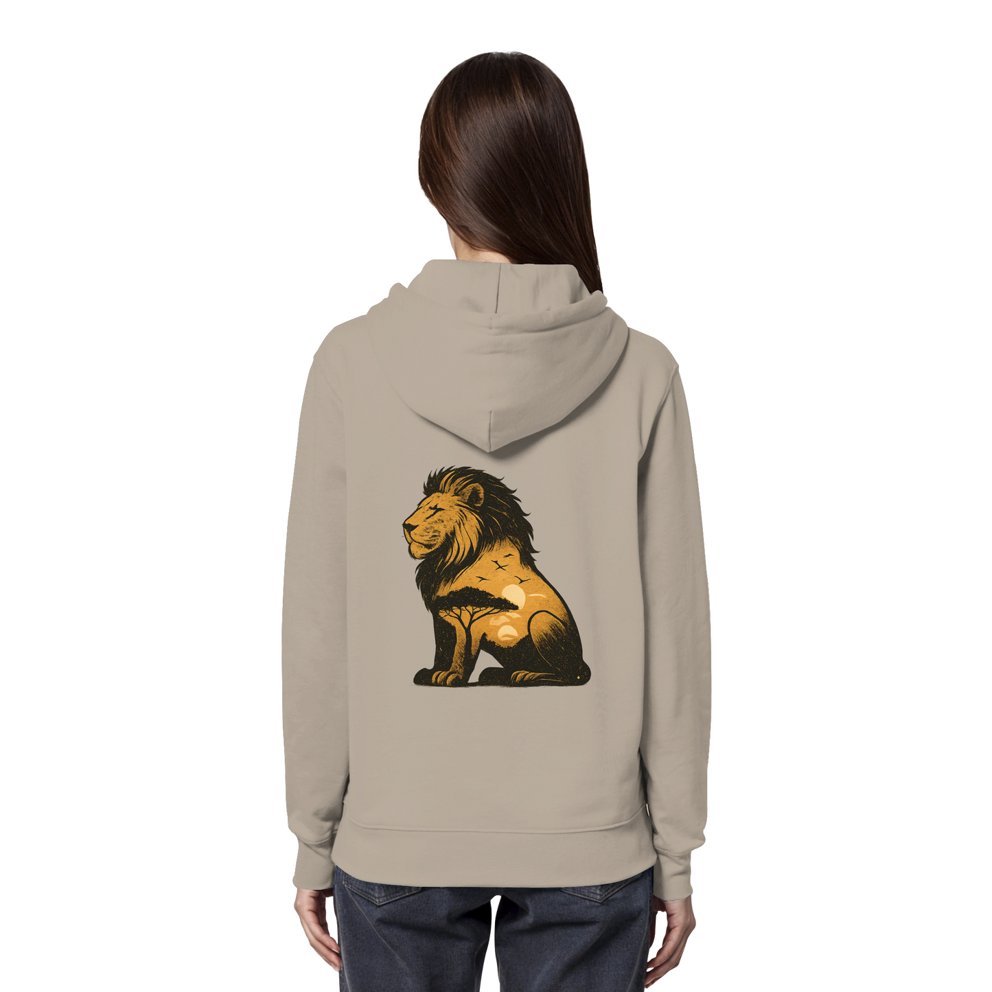 Lion – Spirit of Courage - Organic Hoodie