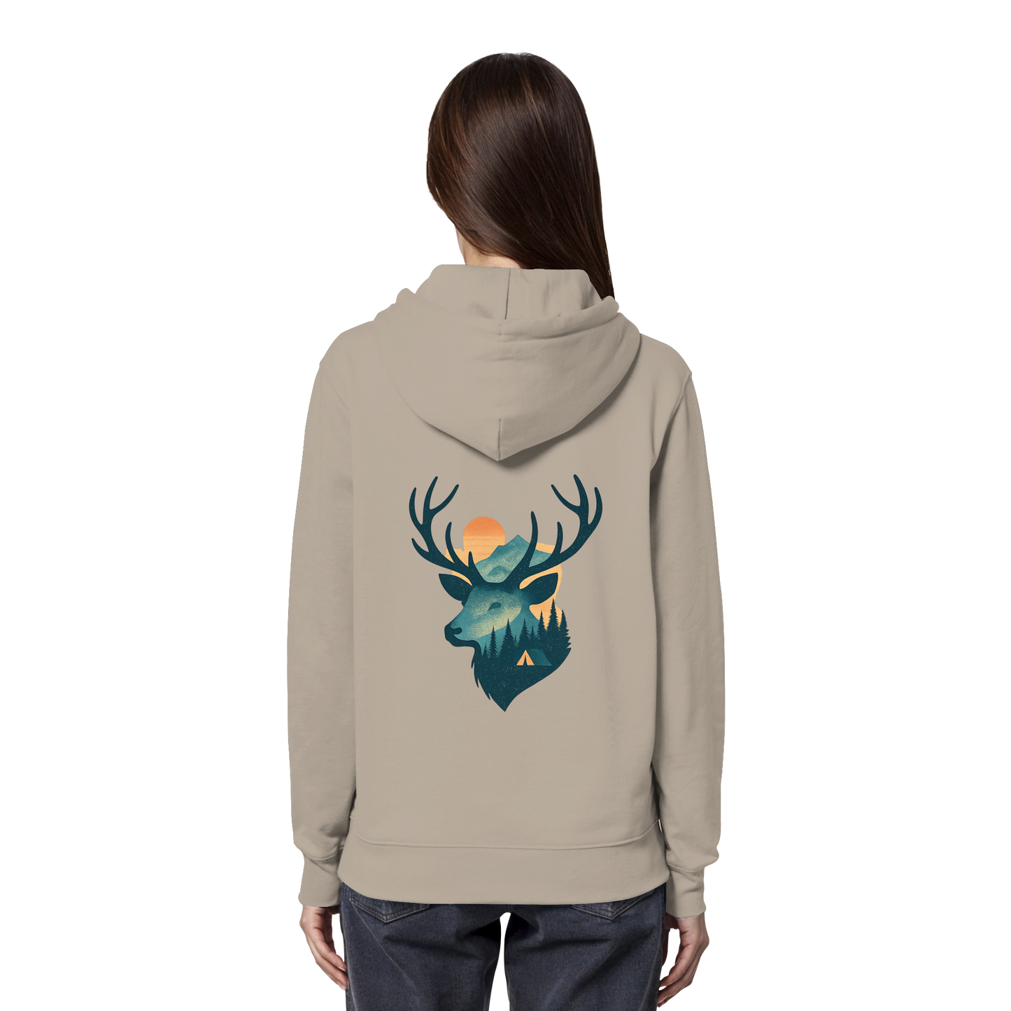Hirsch – Strength of the Wild - Organic Hoodie