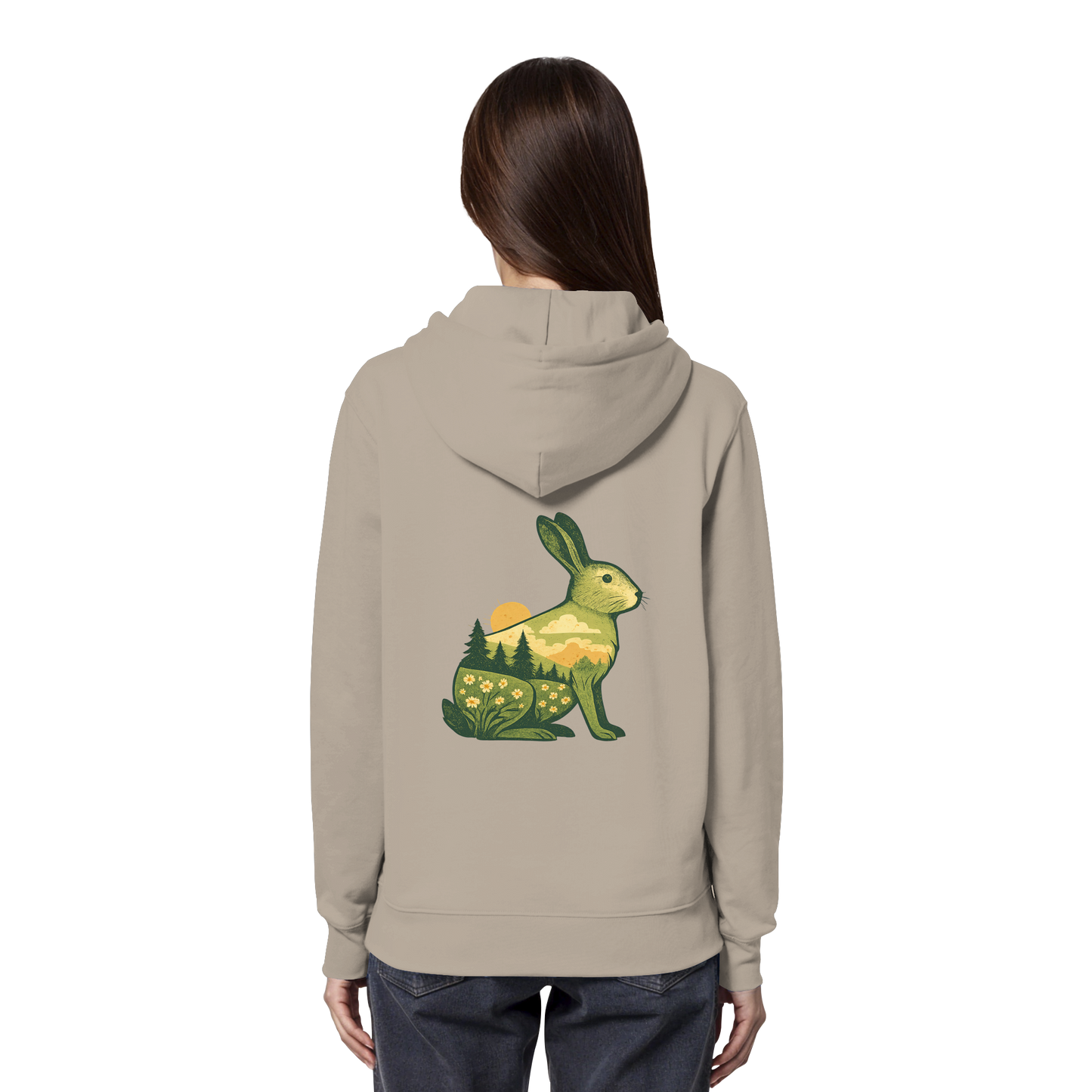 Rabbit – Spirit of Growth - Organic Hoodie