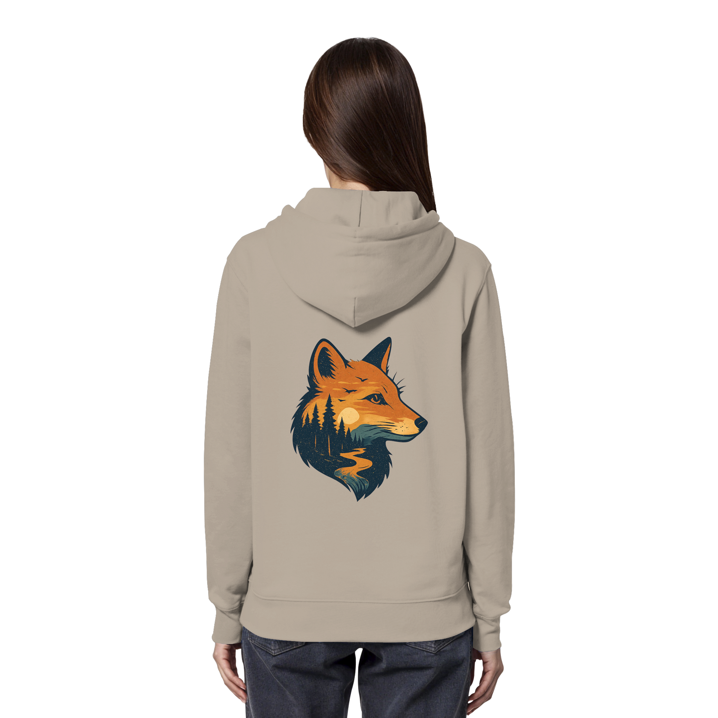 Fox – Curious Spirit - Organic Hoodie