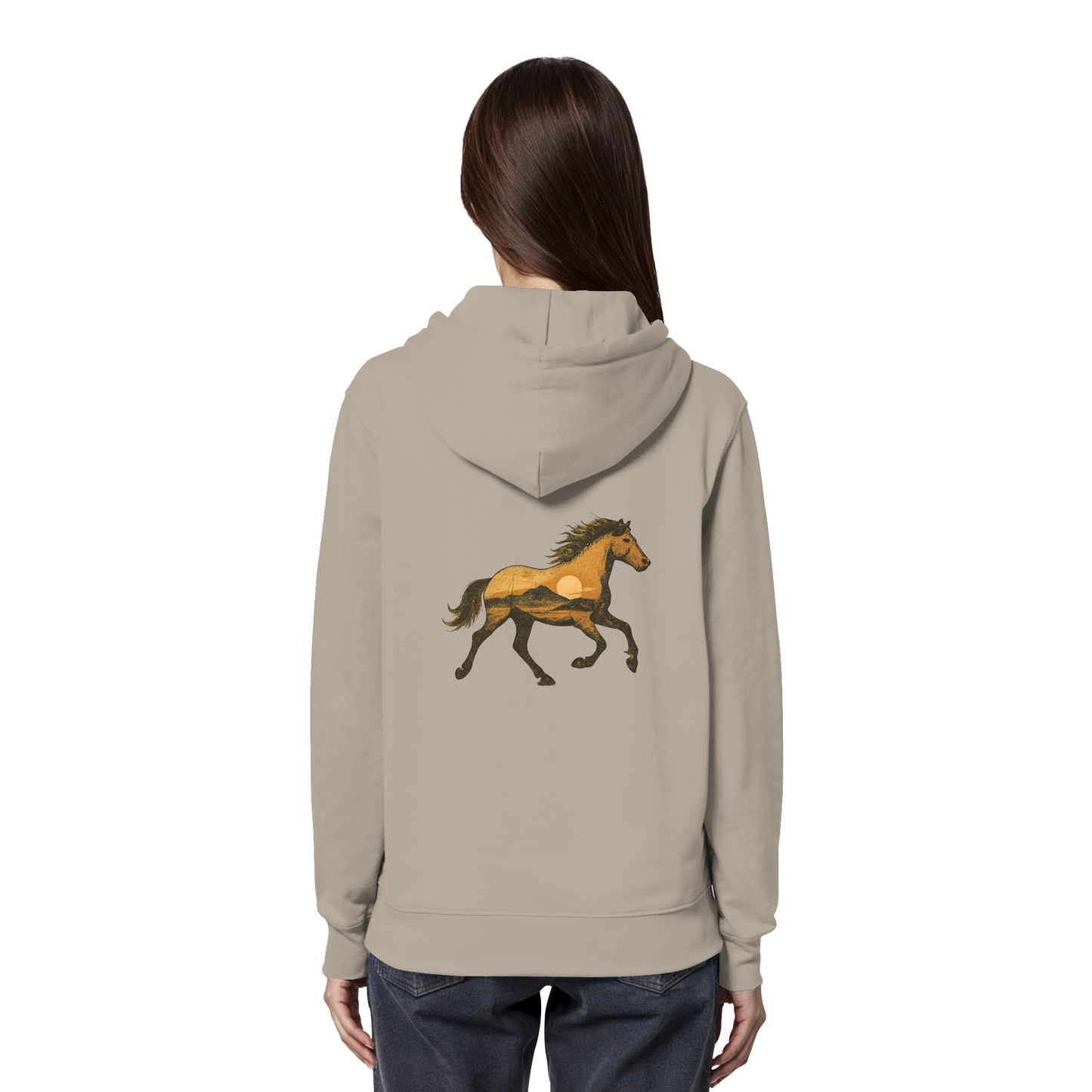Wild Horse – Spirit of Freedom - Organic Hoodie